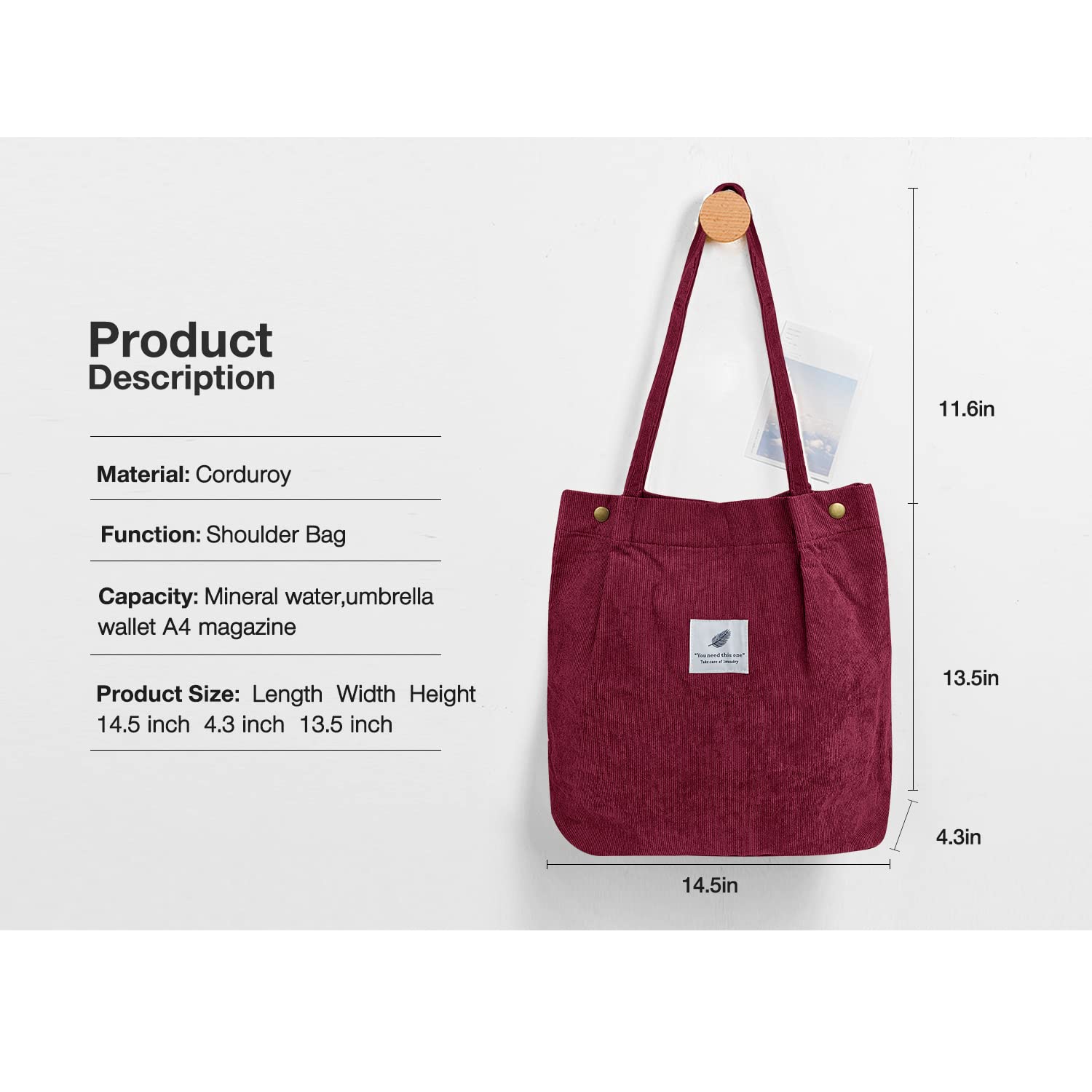 Stylish Women's Tote Bags for Grocery Shopping - Large Reusable Shoulder Bag for Work, Beach & Daily Use