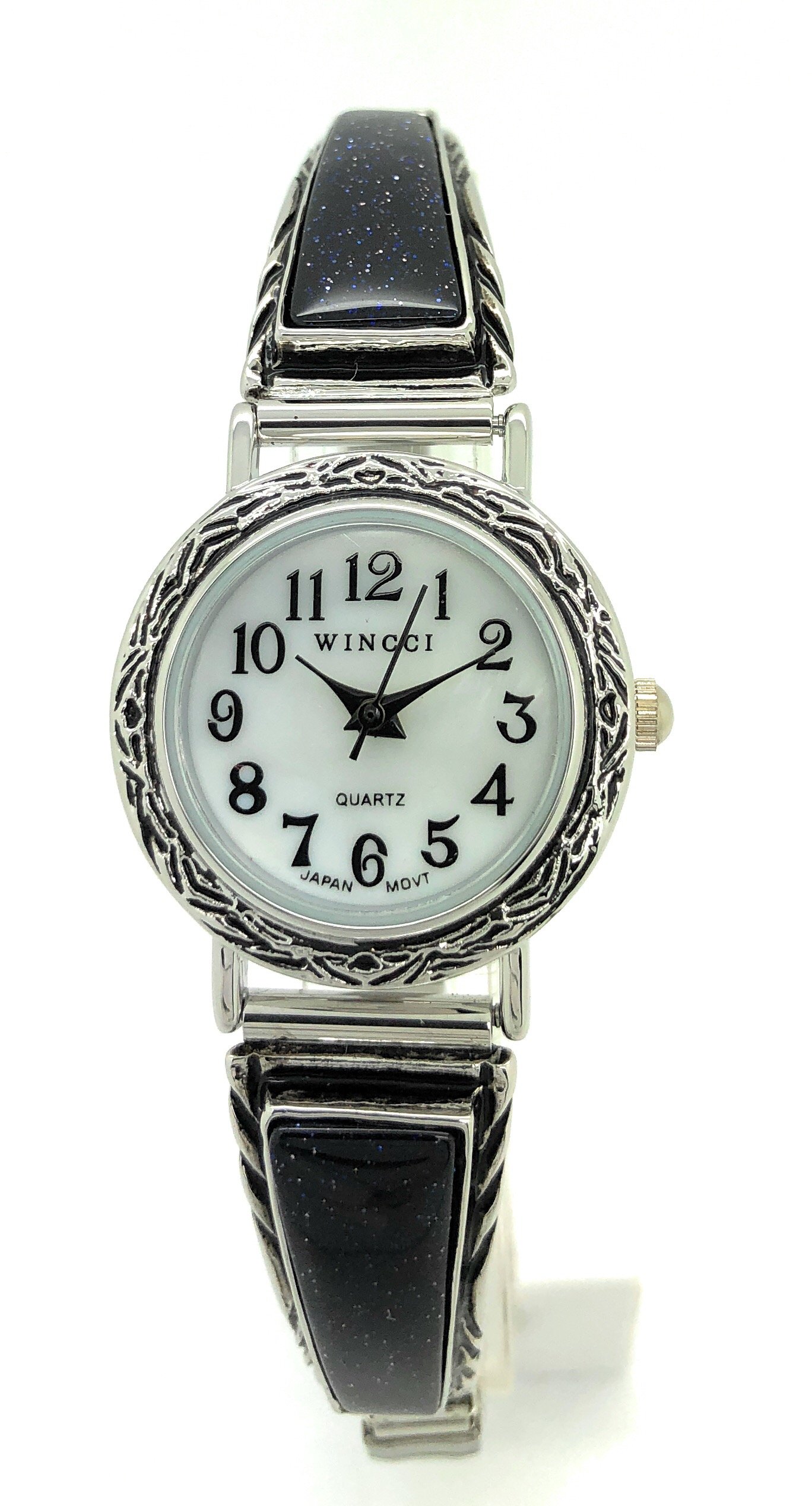 Wincci Women's Fashion Watch with Pearl Dial & Stretch Elastic Band - Elegant Timepiece for Casual, Office & Special Occasions