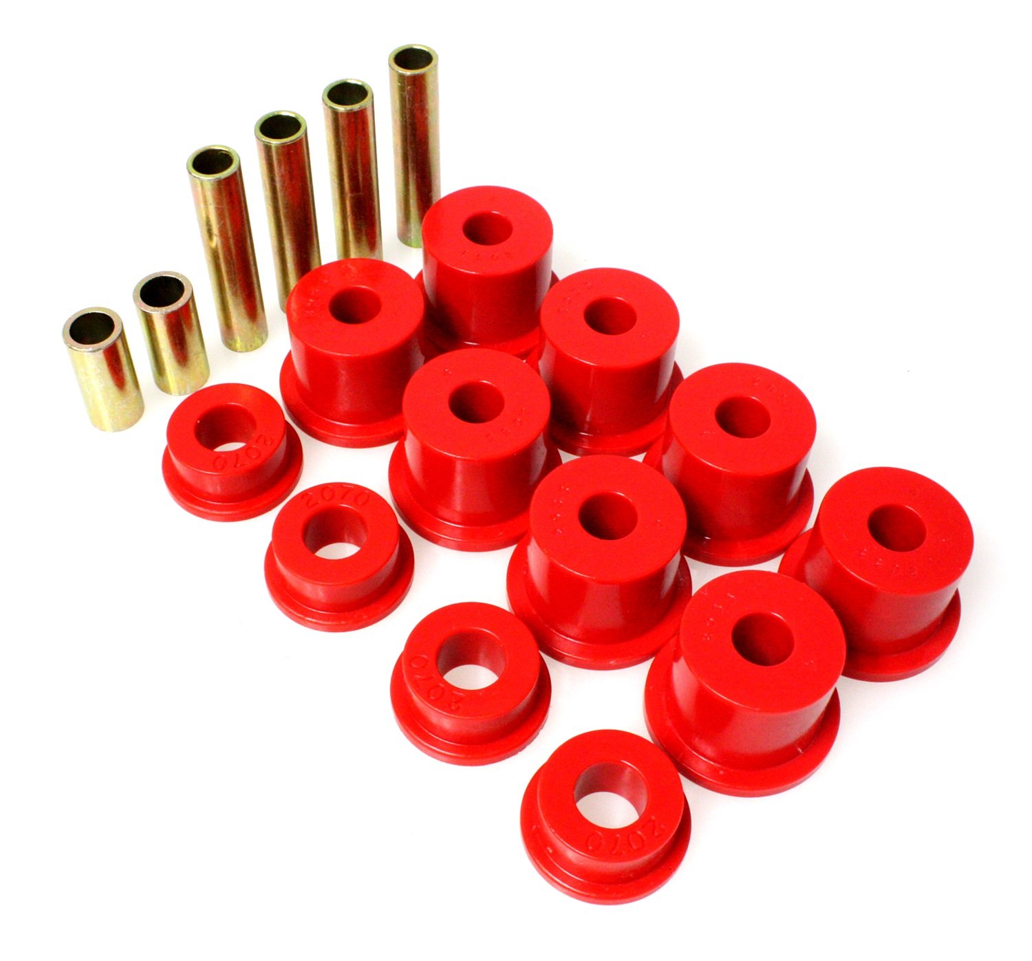 Energy Suspension 4.2121R Front Spring Bushing Set - Compatible with Ford 4WD Trucks & SUVs - Durable Polyurethane Replacement Bushings for Smooth Ride & Off-Road Performance - Perfect for Trail Riding, Towing & Daily Driving