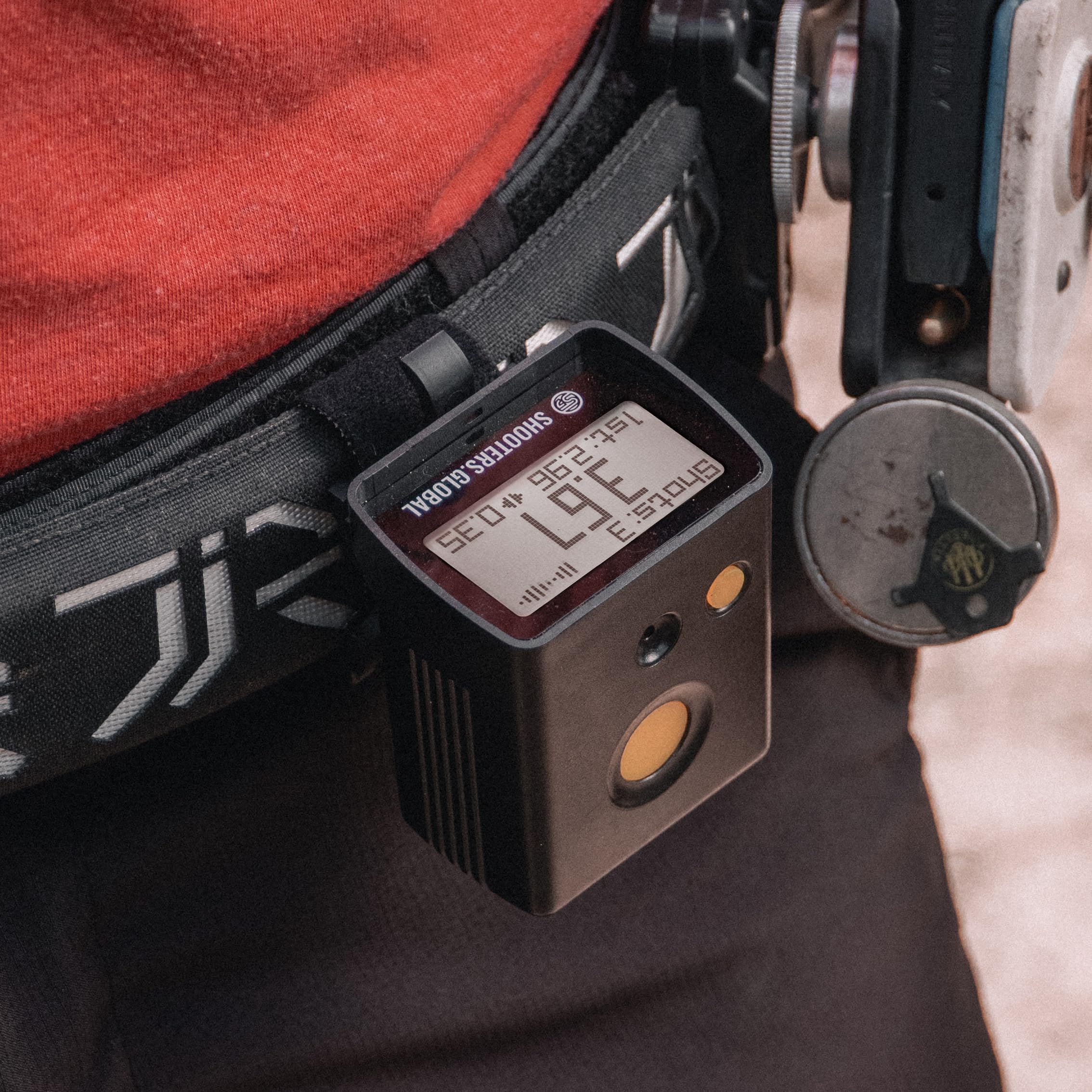 SG Timer GO | Best Affordable Shot Timer for Firearms Training & Dry Fire Practice - Long Battery Life, Smart Sensor, Quick Belt Release, Bluetooth & Free App with Video Recording - Perfect for Shooting Range, Home Practice & Competitive Training