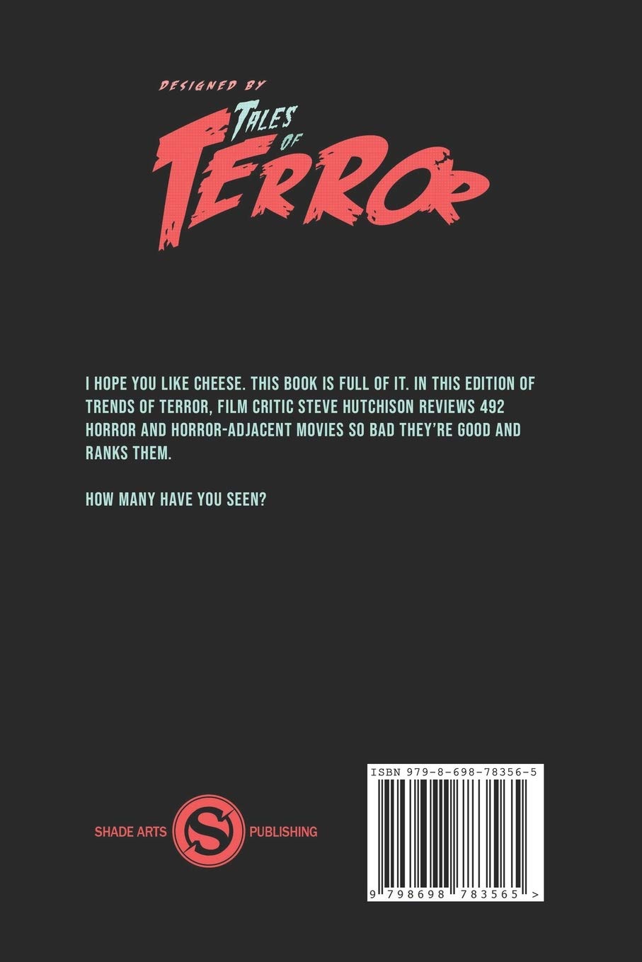 492 So Bad They're Good Movies - Trends of Terror 2020 (Black & White Edition) | Perfect for Movie Nights & Cult Film Collections