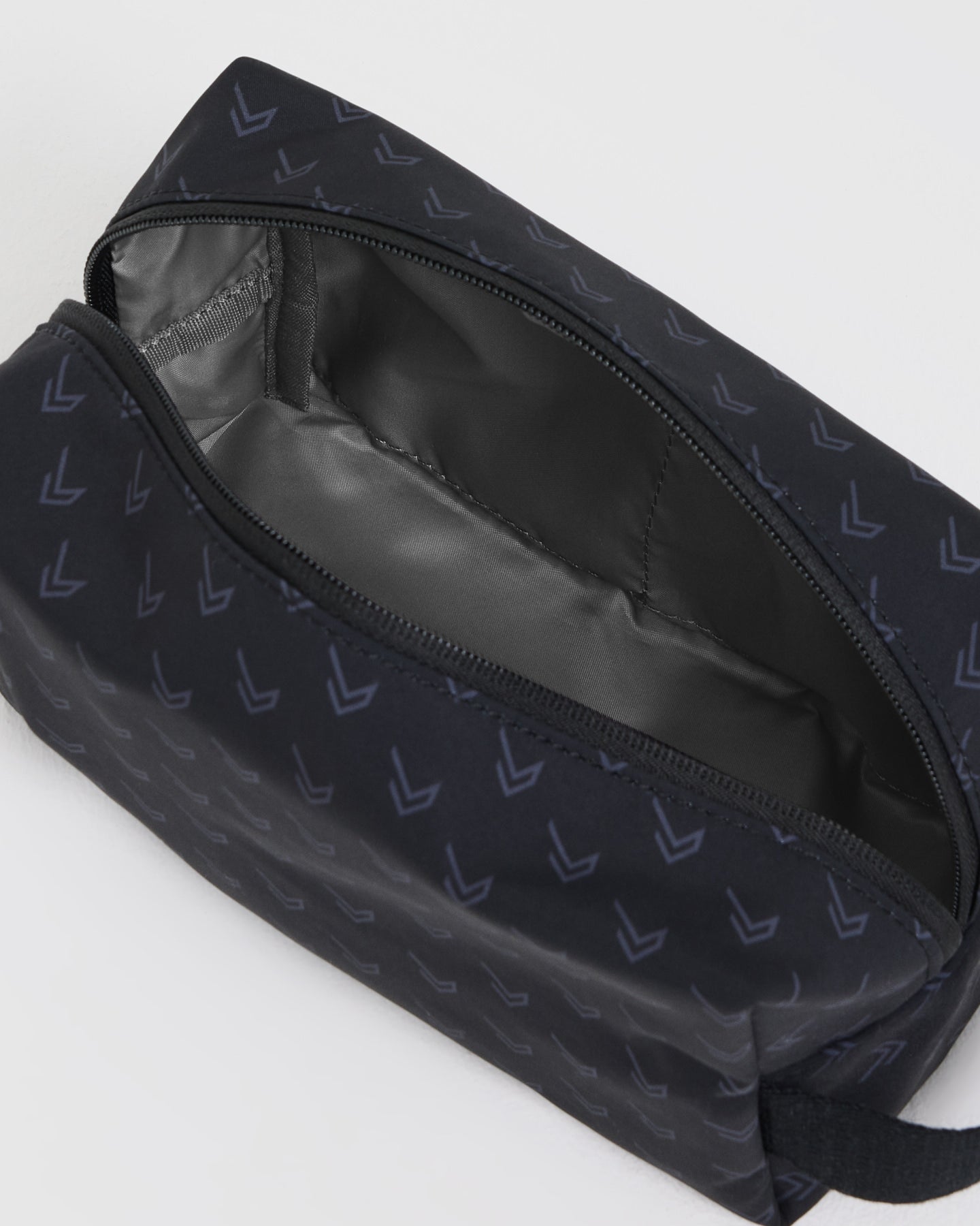 Personalized Monogram Wash Bag for Travel - Black | Compact Toiletry Organizer for Gym, Vacation & Weekend Getaways
