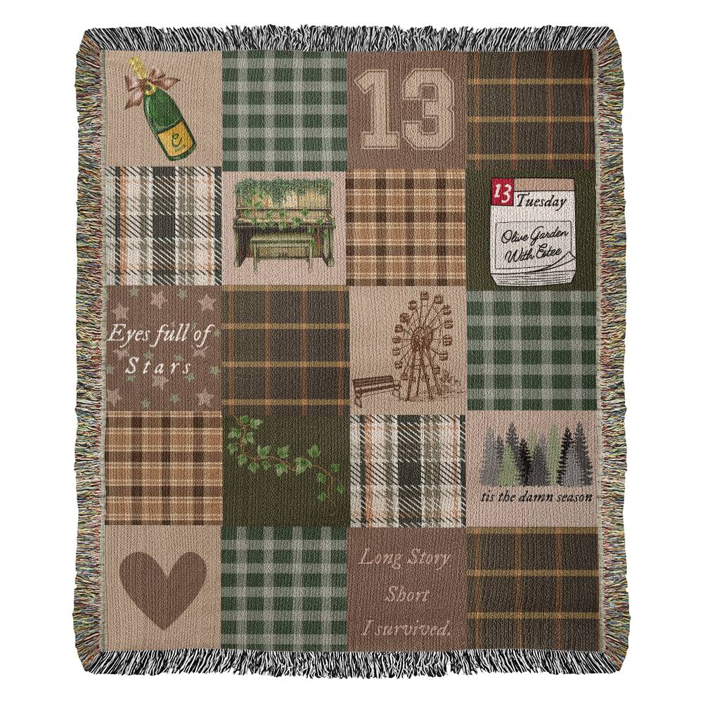 Evermore Woven Blanket - Soft & Cozy Throw Blanket for Couch, Bed, or Outdoor Use - Perfect for Winter, Camping, and Home Decor