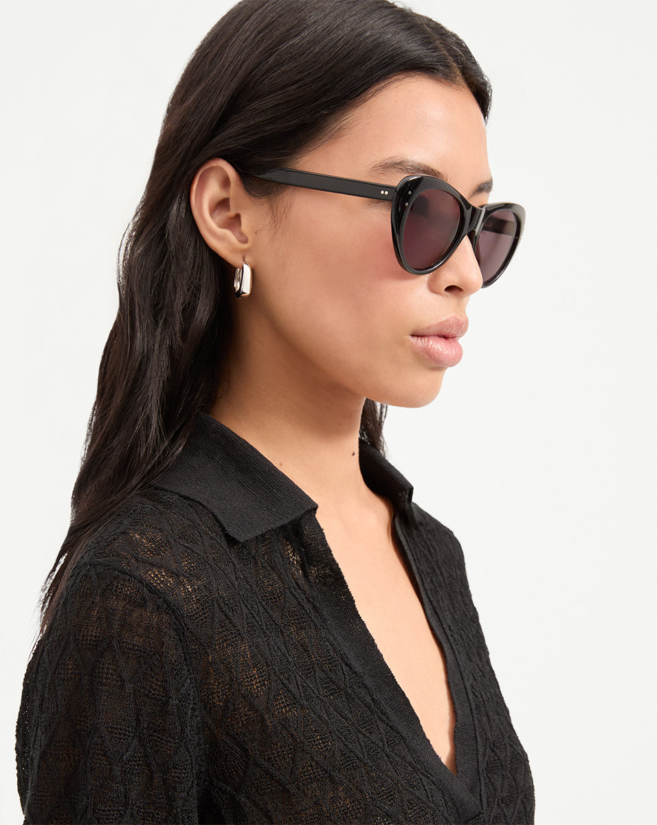 Stylish Edie Cat Eye Sunglasses for Women - UV Protection Fashion Shades - Perfect for Beach, Driving & Outdoor Activities