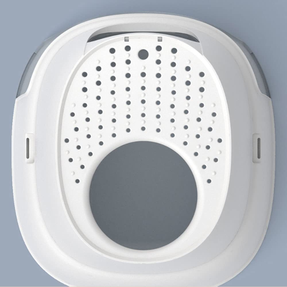 Top Entry Enclosed Cat Litter Box with Odor Control - Splash Proof Large Plastic Litter Tray with Drawer for Easy Cleaning | Perfect for Small Spaces & Multi-Cat Homes (Color A)