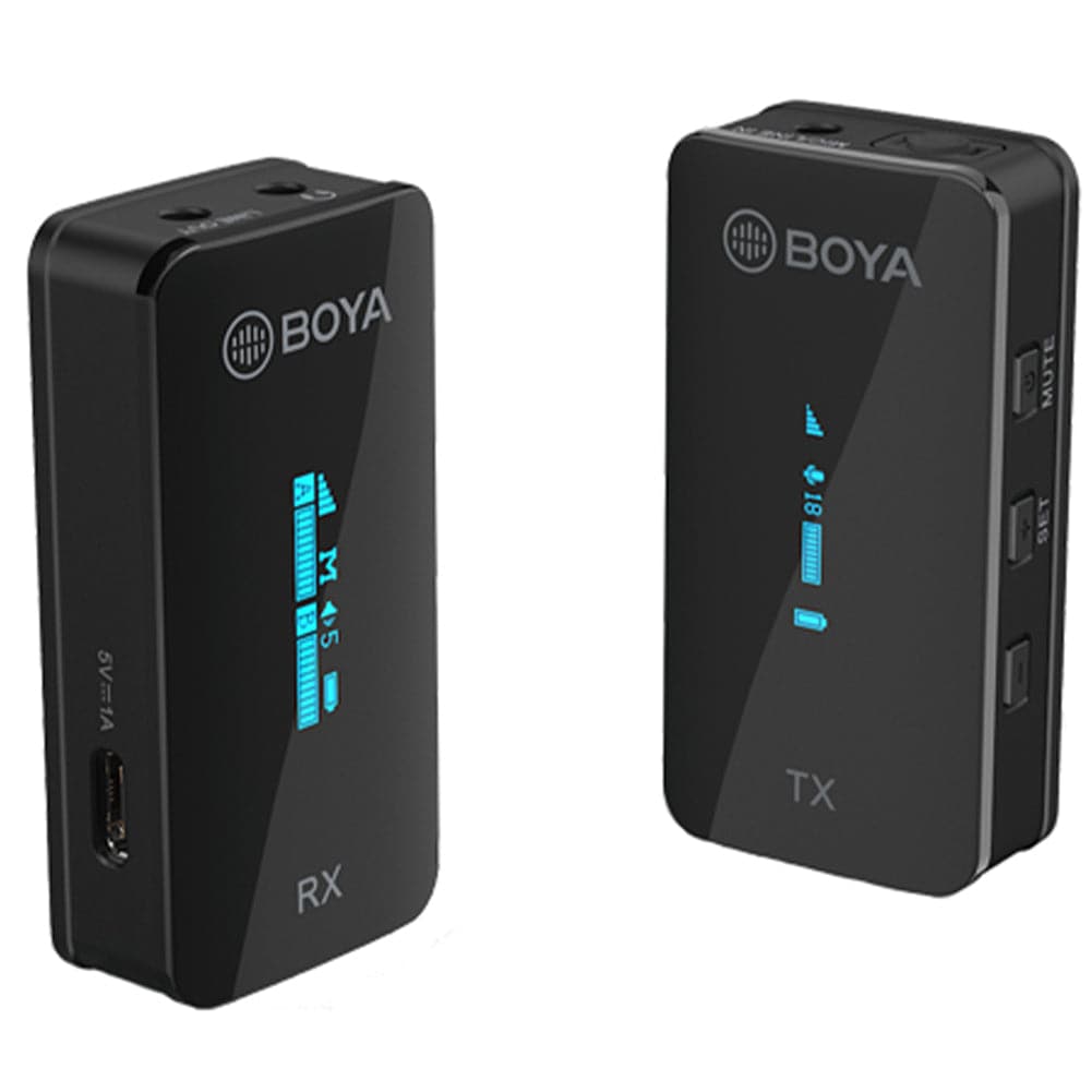 Boya BY-XM6 S1 Ultra Compact 2.4GHz Wireless Lavalier Microphone Kit - Perfect for YouTube Videos, Vlogging, Live Streaming & Interviews