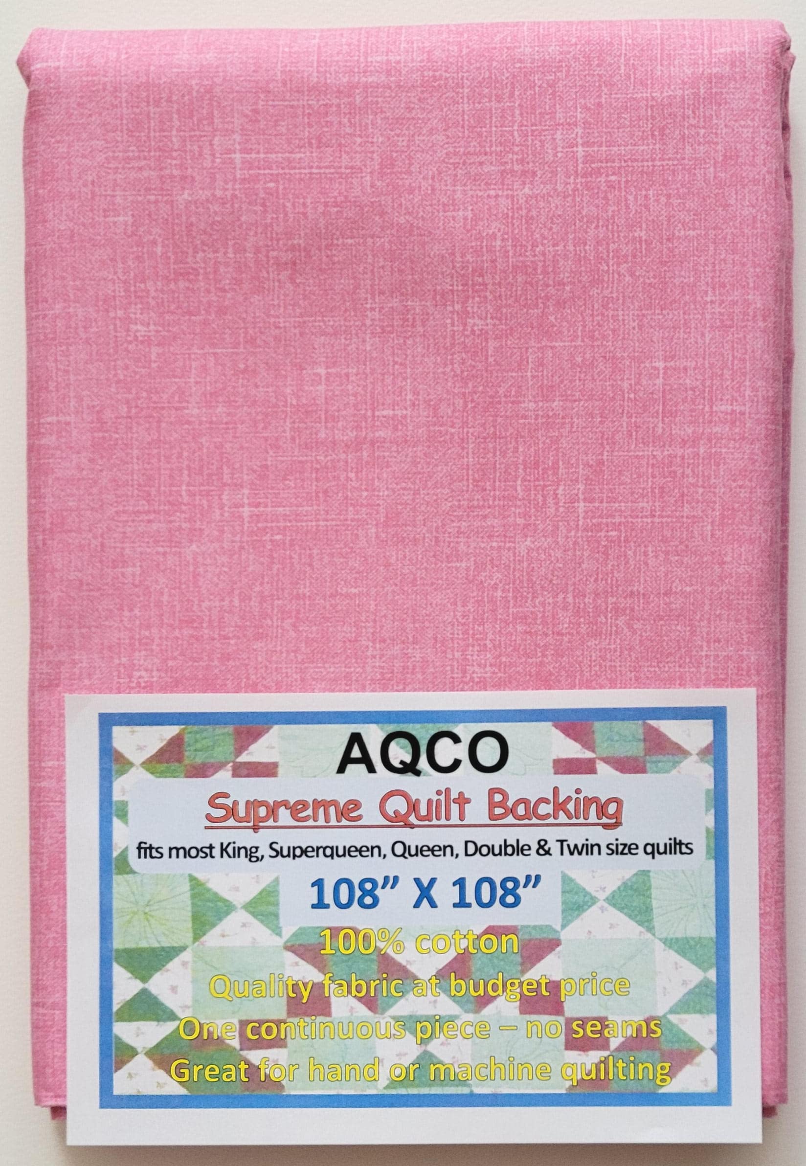 Premium AQCO Supreme Quilt Backing Fabric - King Size 108