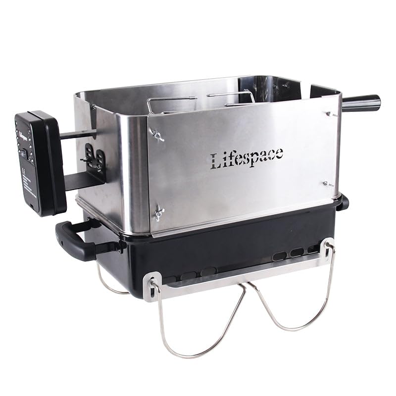 Portable Grill Rotisserie Riser Extension Kit - Universal Fit for Outdoor BBQ, Camping & Tailgating - Perfect for Grilling Chicken, Turkey & Kebabs