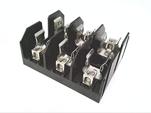 6J60A3B Class J Fuse Holder - 600V 60A Cartridge Fuse Clip for Electrical Panels & Industrial Equipment | Circuit Protection for Motors, Transformers & Power Distribution Systems