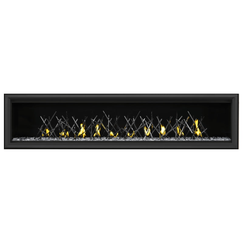 Napoleon Vector 74 Linear Direct Vent Gas Fireplace - LV74N | Modern Home Heating Solution for Living Rooms & Patios