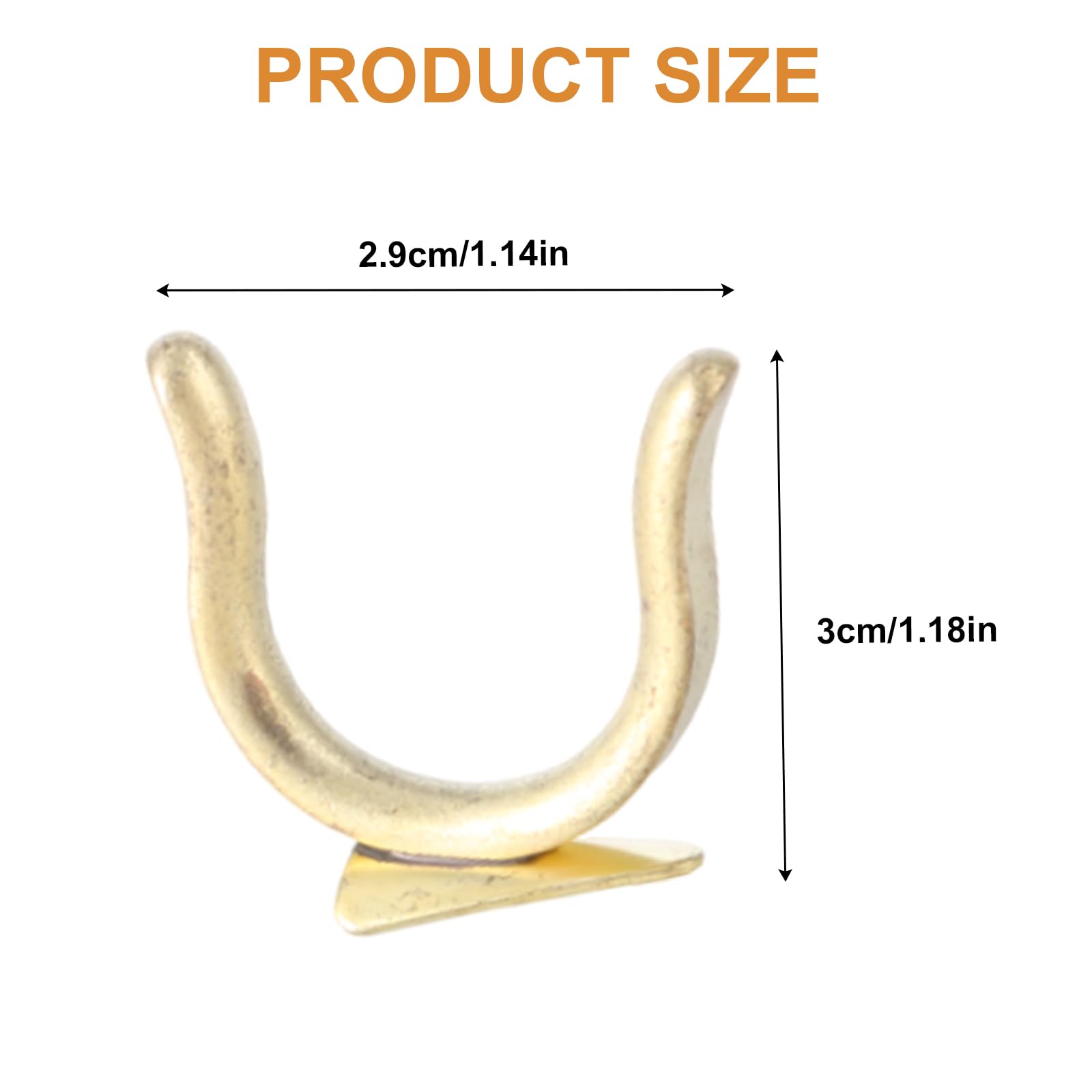 Trumpet Finger Hook Replacement - Sliding Ring Crochet for Front & Back - Petit Trumpet Hook Accessory - Perfect for Brass Instrument Maintenance & Performance