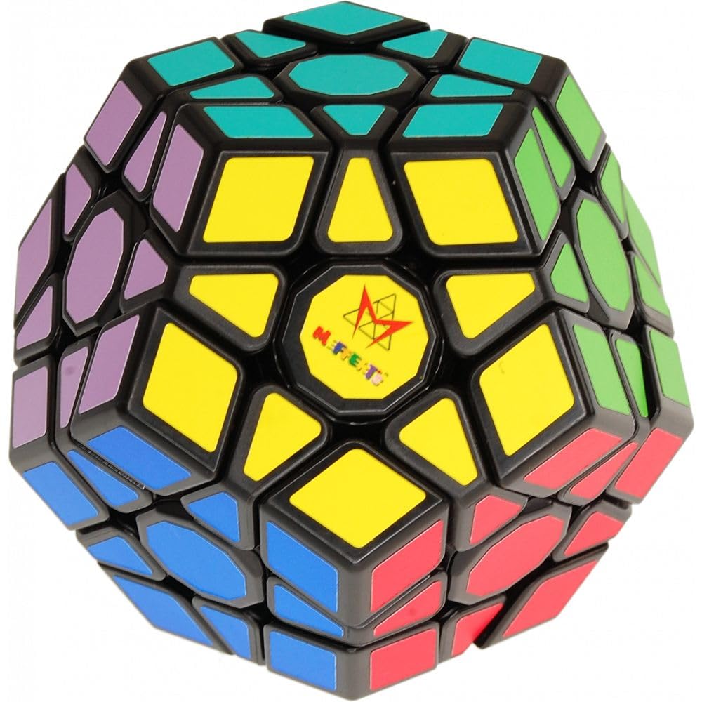 Meffert's Challenge MEGAminx Speed Cube - Professional Level 10 Puzzle for Advanced Cubers - Brain Teaser & Stress Relief Toy for Office, Travel & STEM Learning