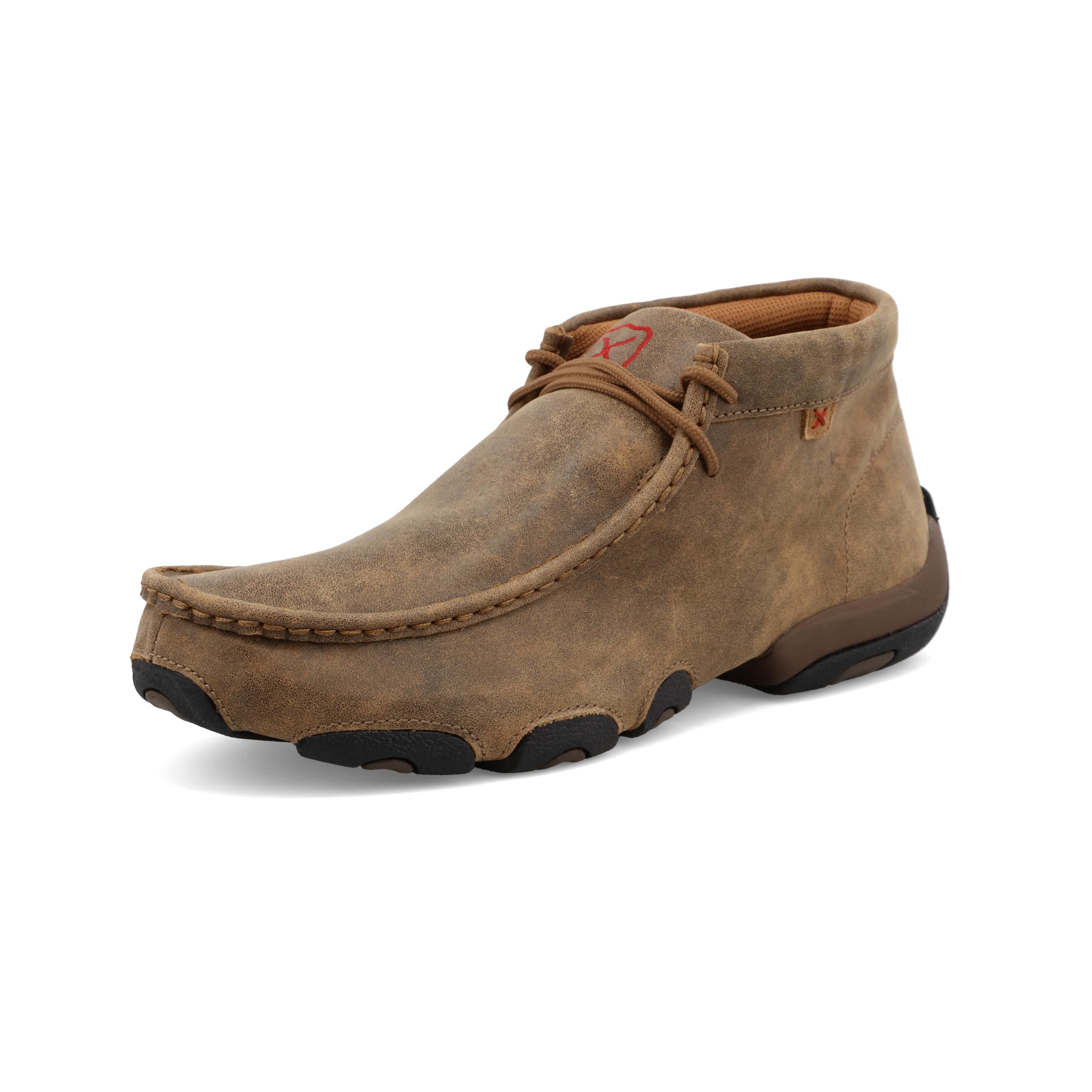 Twisted X Men's Original Chukka Driving Moccasin Shoes - Comfortable Casual Slip-On Loafers for Driving, Work & Everyday Wear