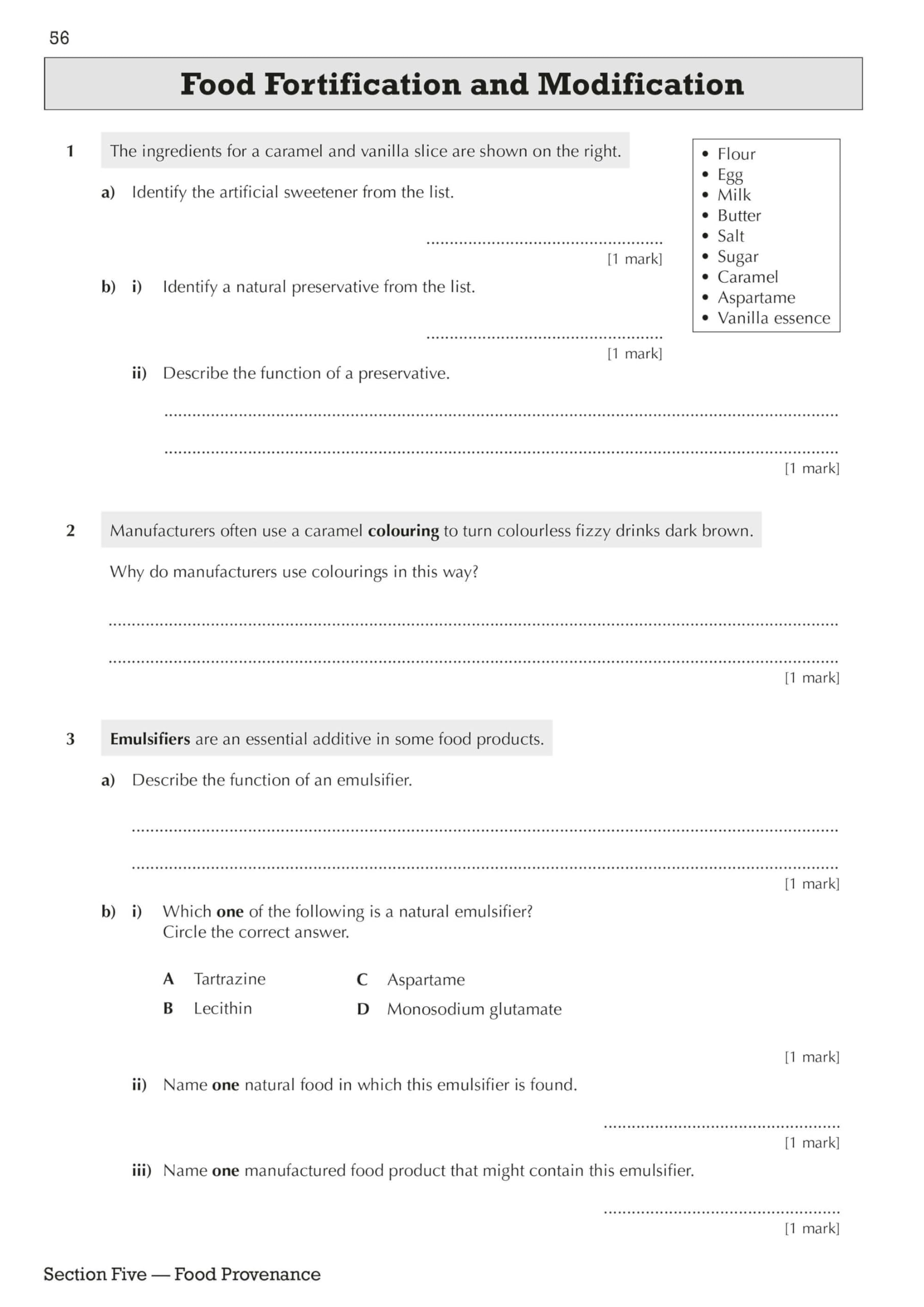 GCSE Food Preparation & Nutrition AQA Exam Practice Workbook - CGP GCSE Food 9-1 Revision Guide for Students & Teachers | Perfect for Home Study & Classroom Learning
