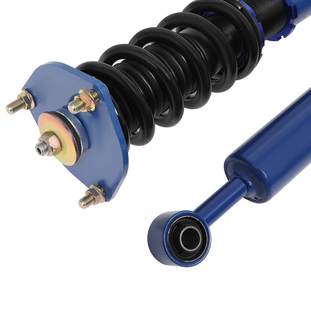 ECCPP Adjustable Height Coilover Suspension Kit - Performance Coil Spring Shocks & Struts for 2007-2016 Lexus LS460 (Blue) | Perfect for Street Racing, Performance Tuning & Smooth Ride Upgrades