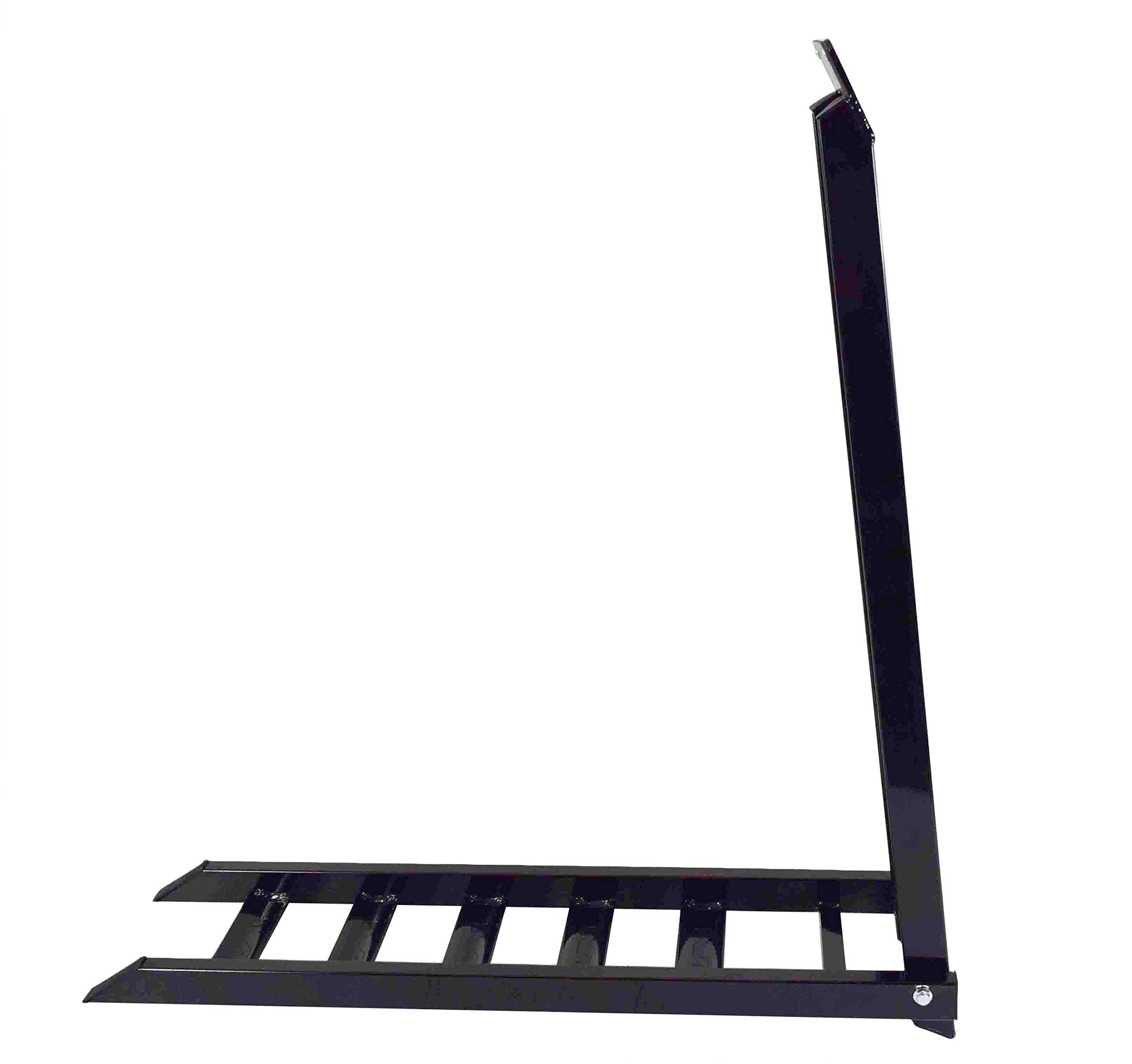 Matrix Concepts A7 Folding Ramp - 500 lbs Capacity Aircraft Aluminum Ramp for Dirt Bikes, ATV & UTV - Lightweight & Durable with Sticker Pack (Black/White) - Perfect for Loading Motorcycles, ATVs & Utility Vehicles