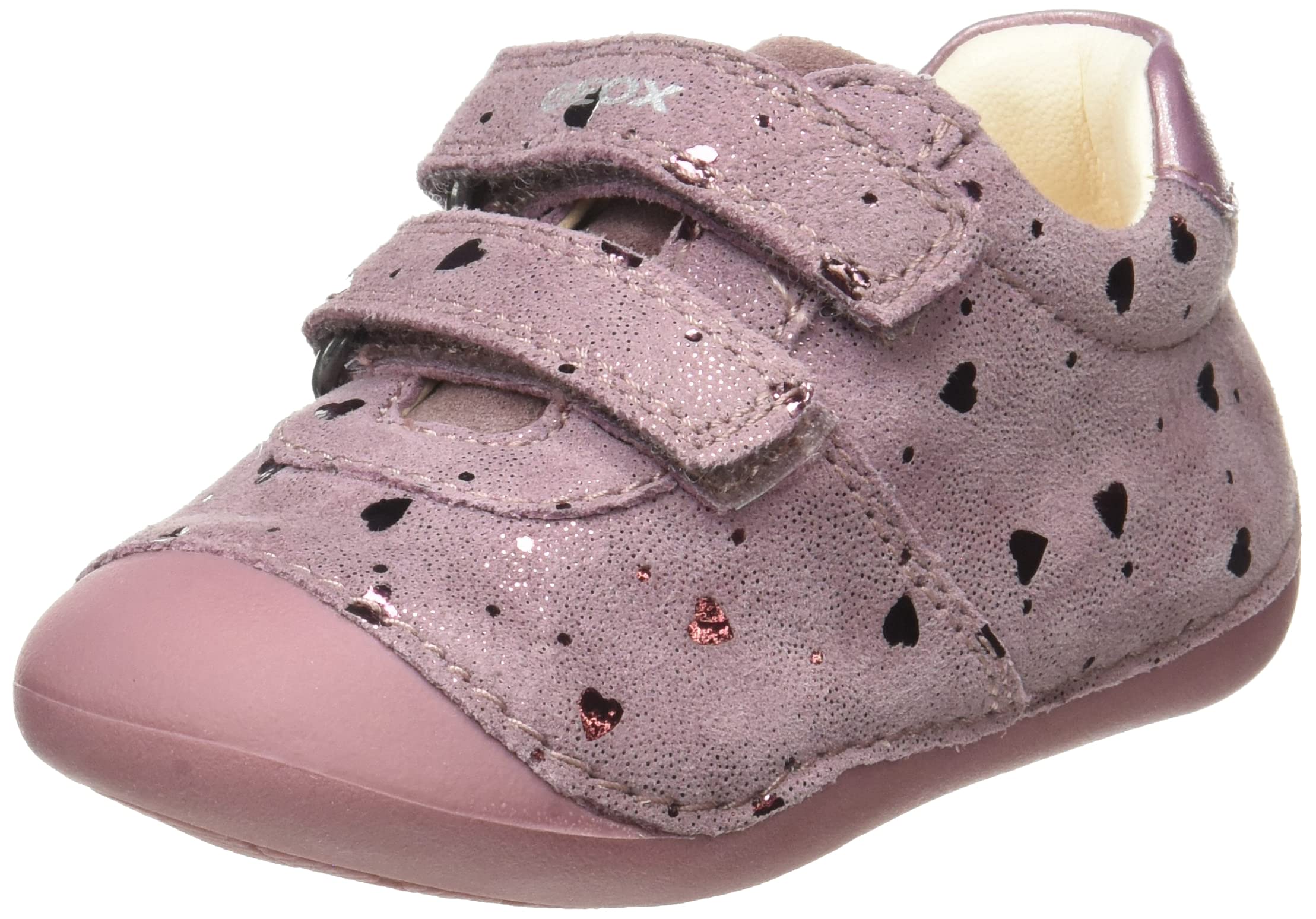 Geox Infant TUTIMGIRL 50 Urban Crawl Baby Shoes - Breathable Leather First Walkers for Girls & Boys | Perfect for Daily Wear, Park Outings & Special Occasions