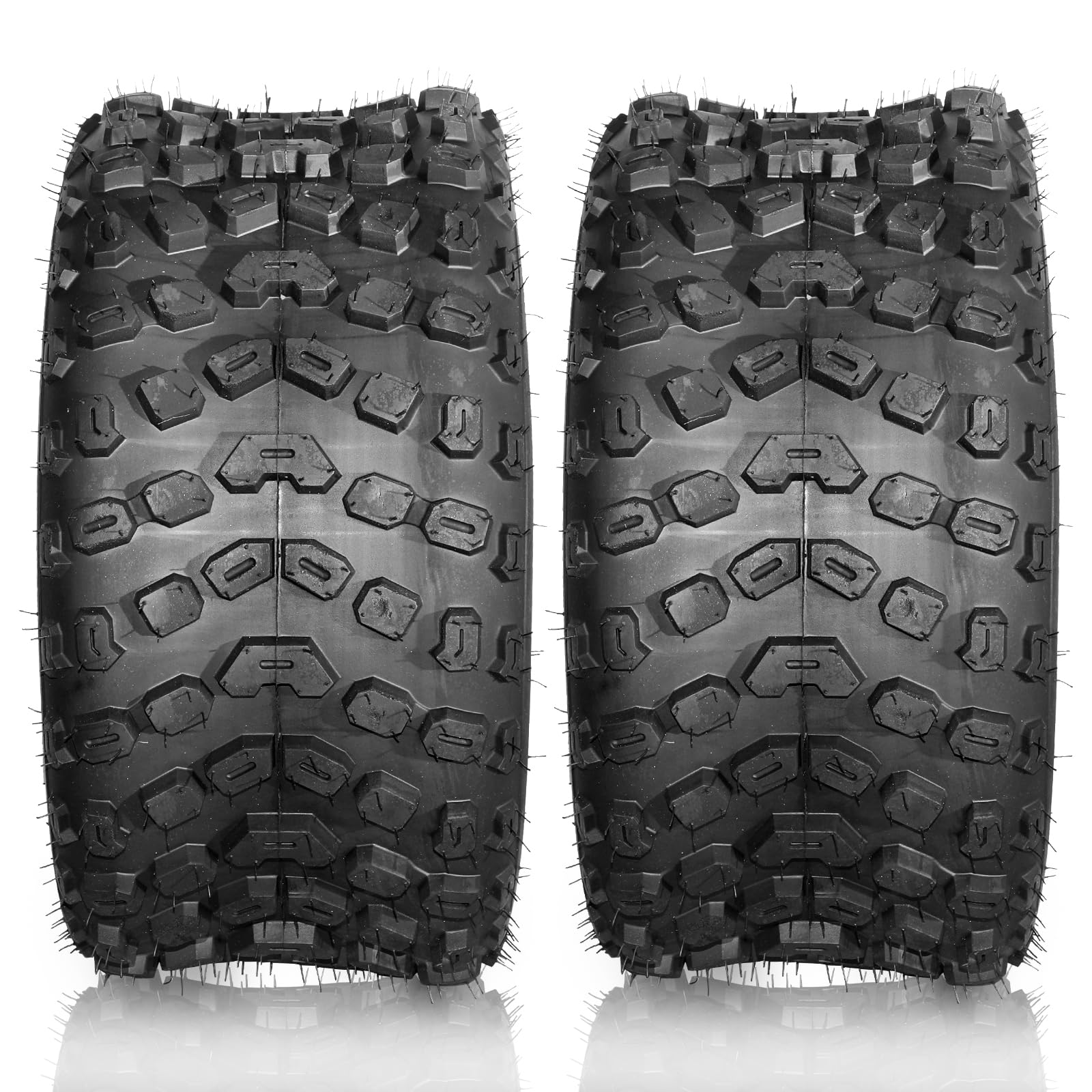 SUNROAD 22x11-10 ATV UTV Tires 6PR Sport All Terrain Tubeless Tires - Pack of 2 for Off-Roading, Mudding & Trail Riding