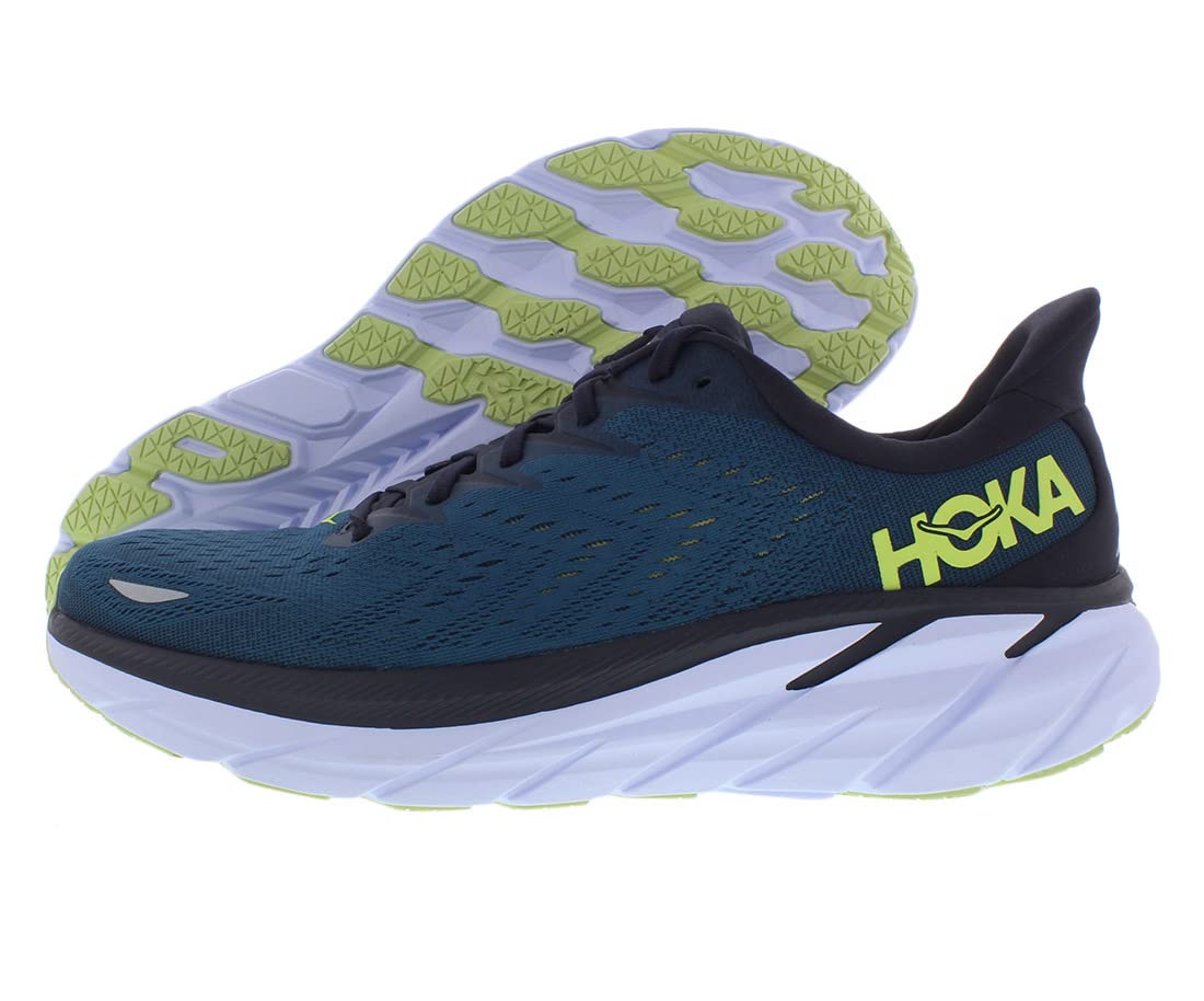 HOKA ONE ONE Clifton 8 Men's Running Shoes - Lightweight Cushioned Sneakers for Road Running, Jogging & Daily Wear