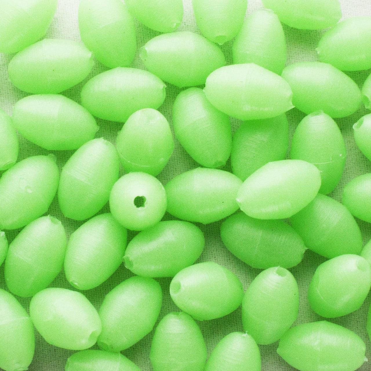 Jigging World Soft Glow Beads - High Visibility Fishing Lures for Night Fishing & Deep Sea Angling | Perfect for Saltwater & Freshwater Fishing