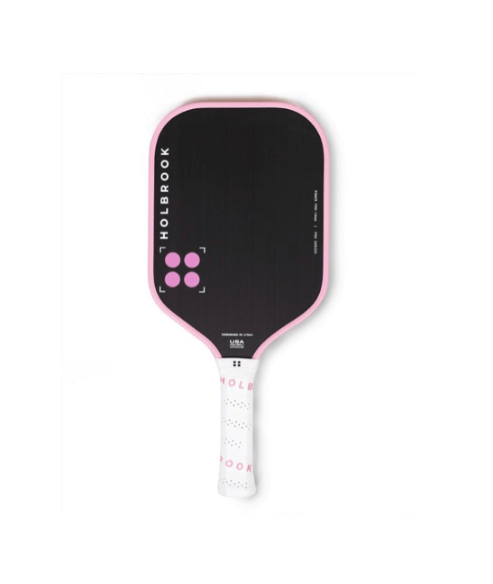 Holbrook Power Pro 14 Pink Pickleball Paddle - Premium Carbon Fiber Face with Cushion Grip - Ideal for Competitive Play & Outdoor Recreation