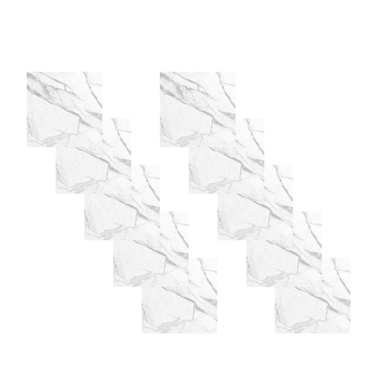Waterproof Self-Adhesive Crystal Tile Stickers - Oil-Proof Wall Decals for Kitchen & Bathroom Decor - Peel & Stick Home Improvement Stickers (Set B) - Perfect for Backsplash, Countertops, and Furniture Upgrades