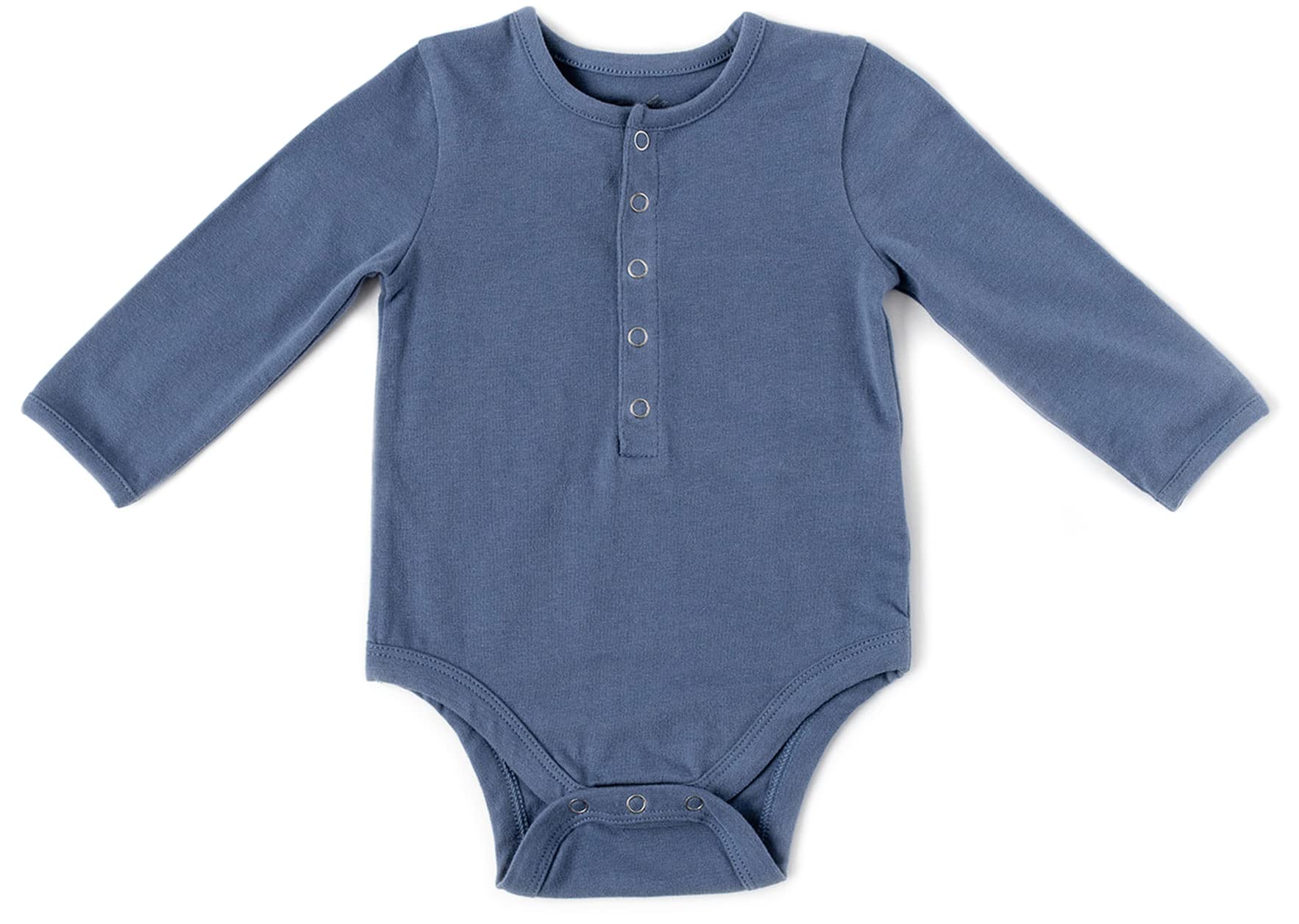 PEHR Essentials One-Piece Baby Bodysuit - Soft Cotton Cloud Blue for Newborns 0-3 Months | Perfect for Everyday Wear, Sleepwear & Photo Shoots