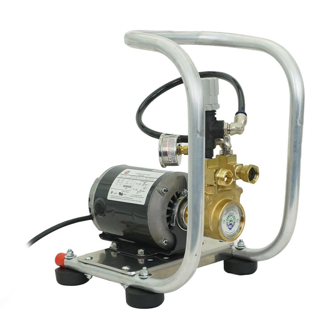 PWP 115V Booster Pump for Home Water Pressure - High Performance Water Pressure Booster Pump System for Shower, Garden, and RV Use