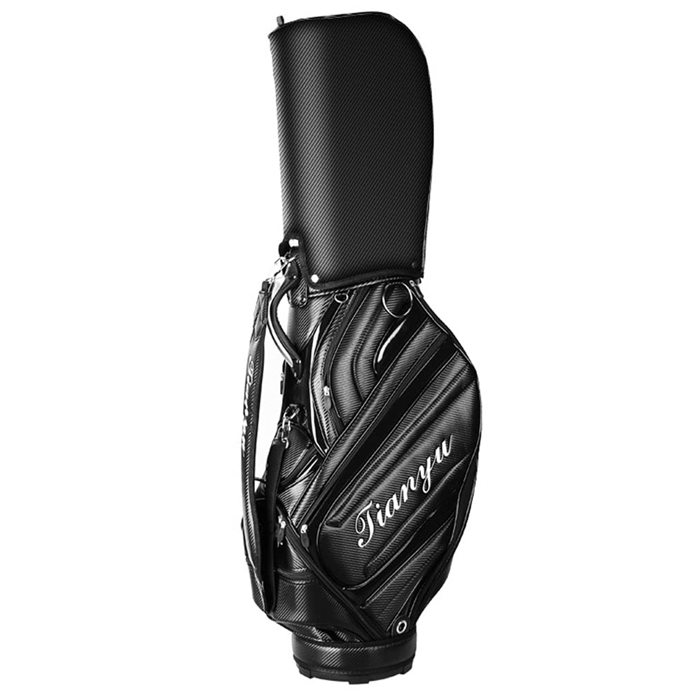 Premium PU Leather Golf Cart Carry Bag for Men - Lightweight, Portable Standard Golf Bag (85×42×28cm) - Perfect for Club Storage, Course Travel & Golf Tournaments