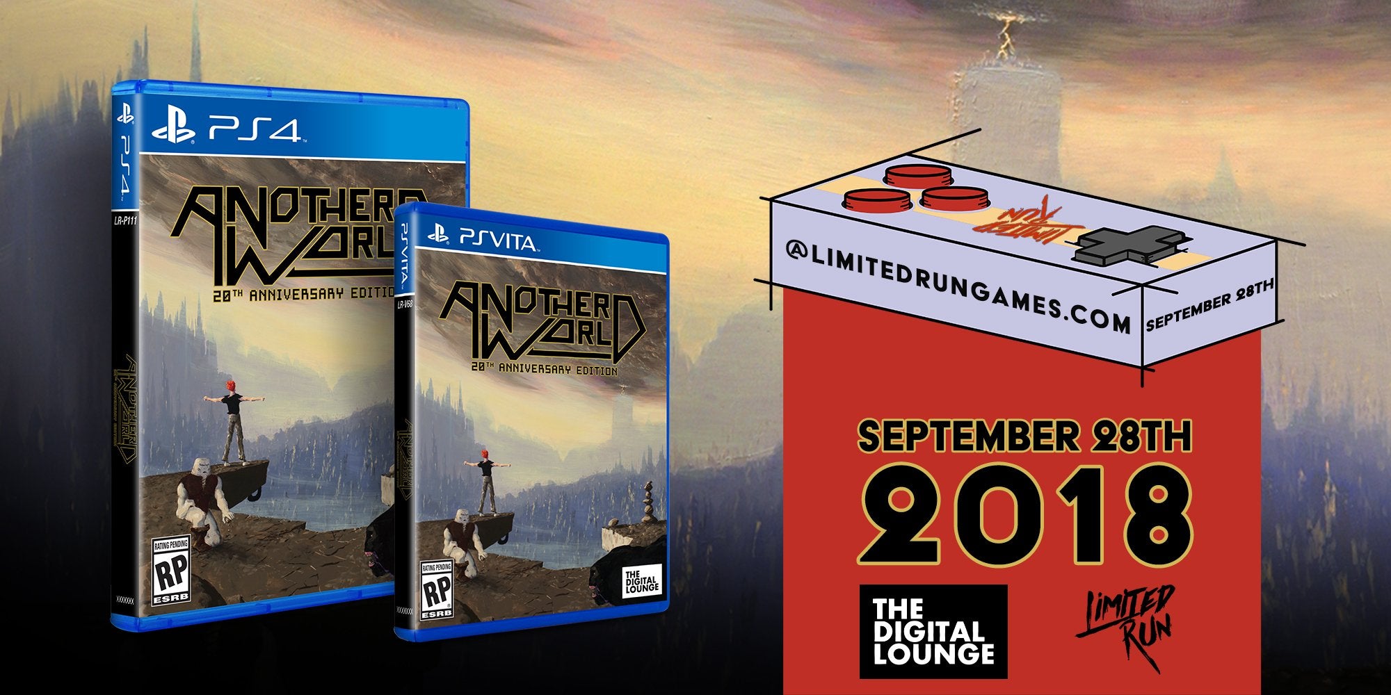 Limited Edition Another World (Vita) - Retro Action Adventure Game for PlayStation Vita - Perfect for Collectors & Classic Gaming Enthusiasts