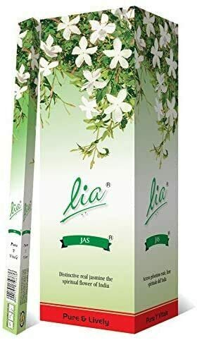 Natural Jasmine Incense Sticks - 200 Sticks (25 Packs) for Meditation, Yoga & Aromatherapy | Premium Relaxing Fragrance for Home, Spa & Office
