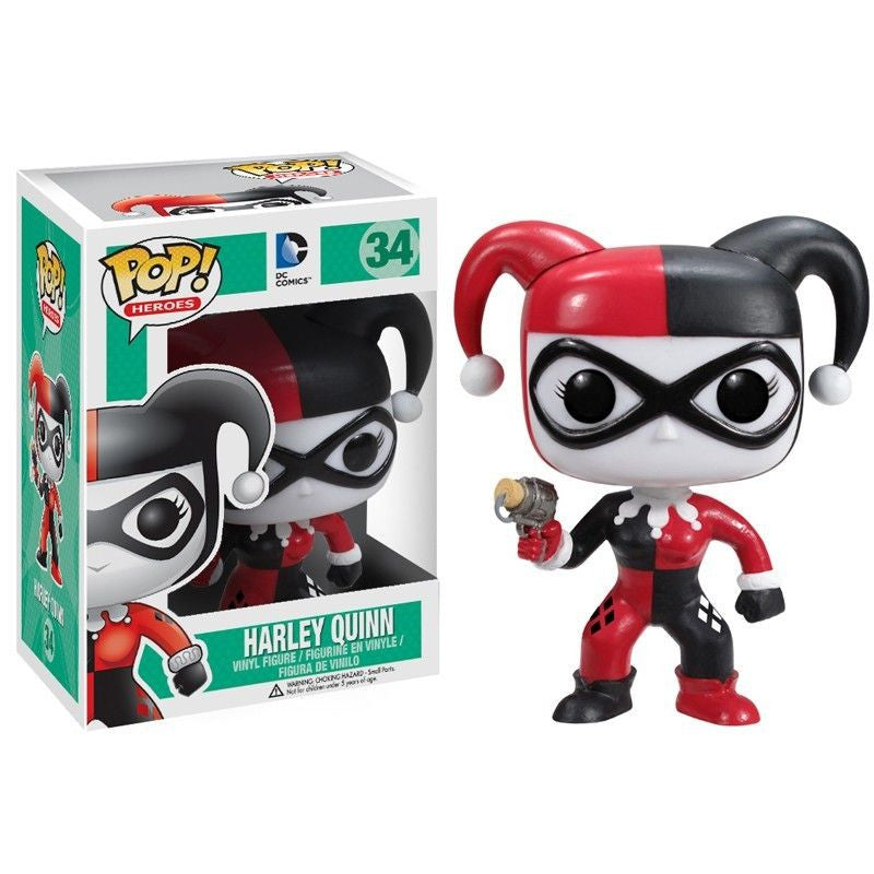 DC Universe Pop! Vinyl Figure Harley Quinn Collectible Toy [34] - Perfect for Superhero Fans, Comic Book Collectors & Home Office Decor