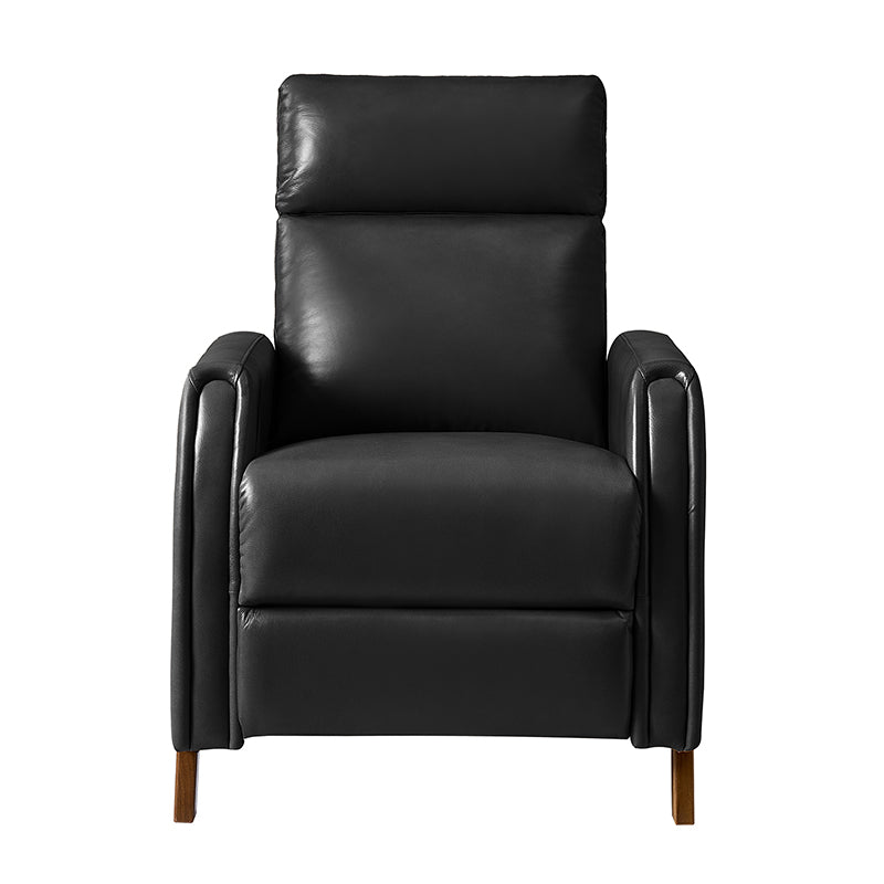 Linzy Genuine Leather Power Recliner Chair - Electric Lift Reclining Sofa for Living Room, Home Theater & Office Comfort (Brown)