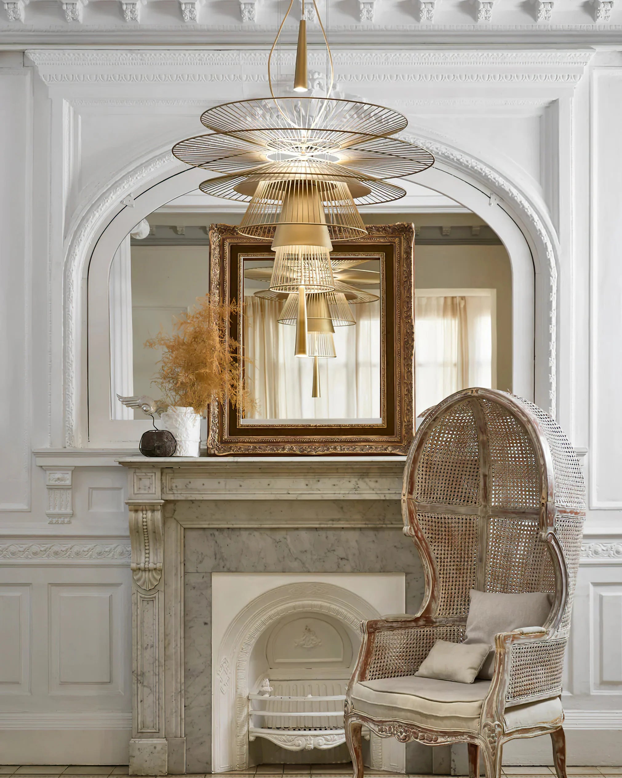 Wind Valley Chandelier - Elegant Crystal Ceiling Light Fixture for Dining Room, Living Room & Bedroom | Modern Home Decor Lighting