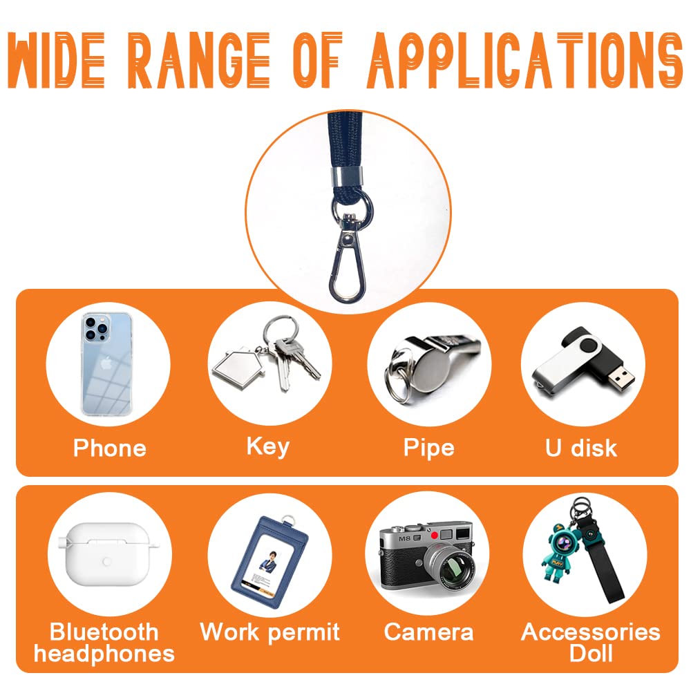 Universal Phone Lanyard - Adjustable Nylon Neck Strap for Smartphones - Perfect for Work & Travel