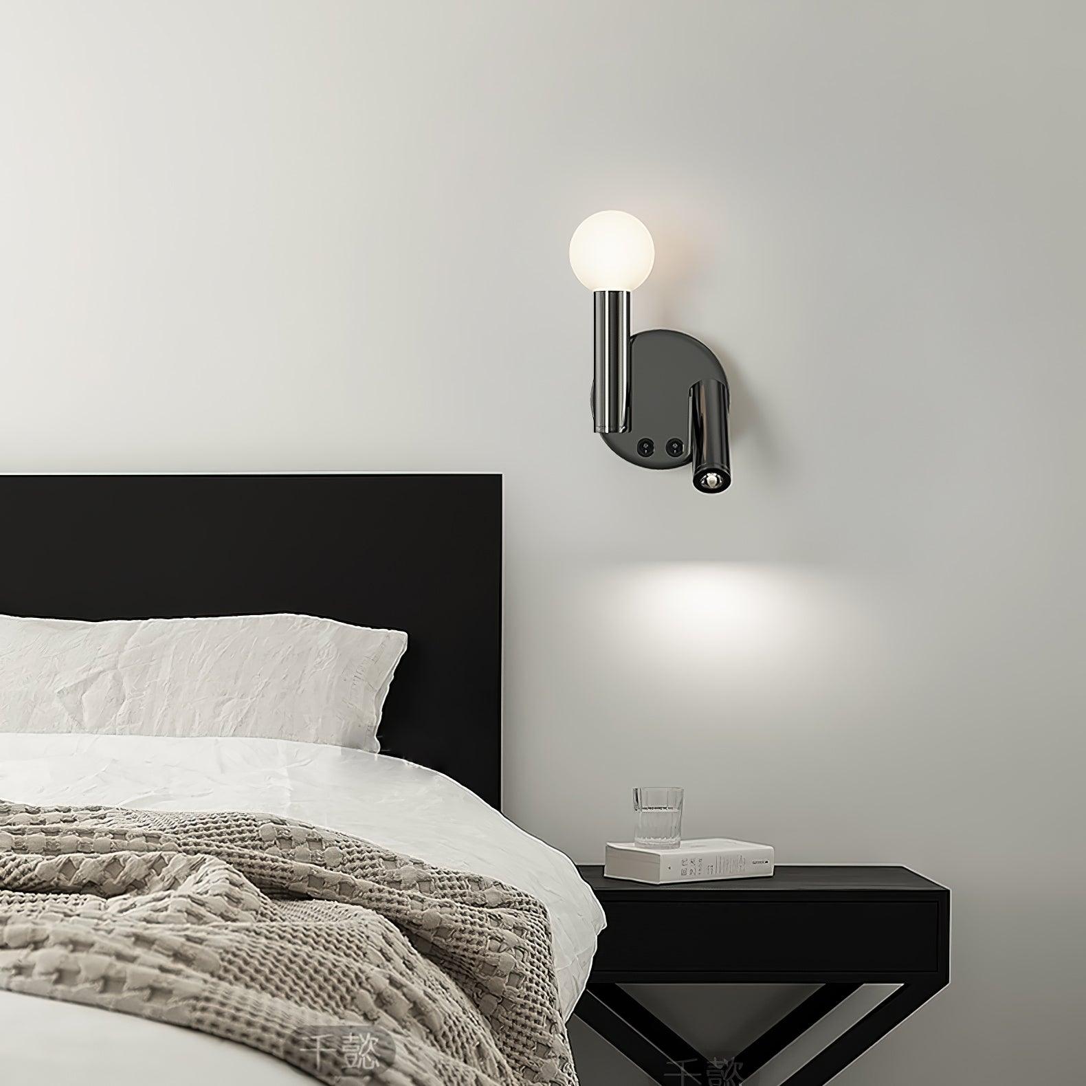 Fedde Modern Wall Lamp - Sleek LED Sconce Lighting for Bedroom, Living Room & Hallway - Energy Efficient Indoor Wall Light Fixture