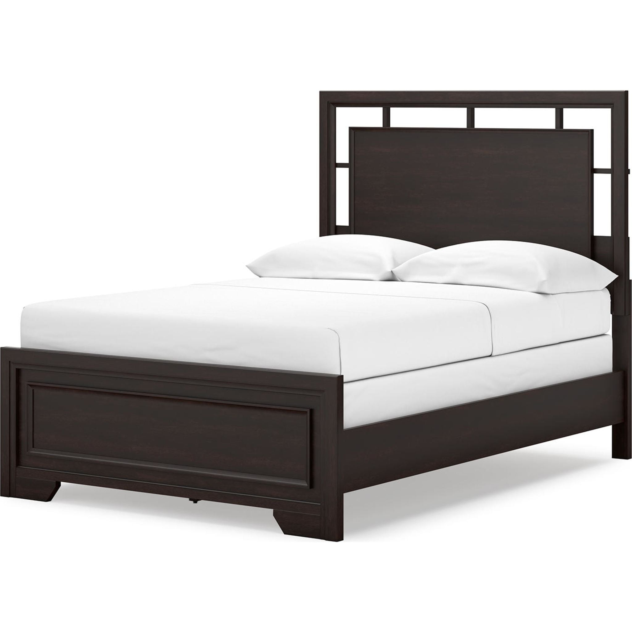 Covetown 5-Piece Full Panel Bedroom Set - Queen Size Bed Frame, Nightstand & Dresser - Modern Farmhouse Style for Cozy Bedroom Decor | Perfect for Master Bedroom, Guest Room & Small Spaces