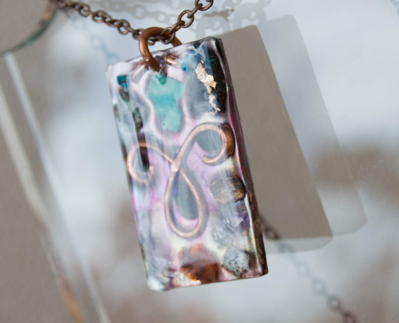 Aries Orgonite Zodiac Necklace - Handmade Astrology Pendant for April Birthday Gifts - Perfect for Spiritual Healing, Energy Protection & Fashion Accessories