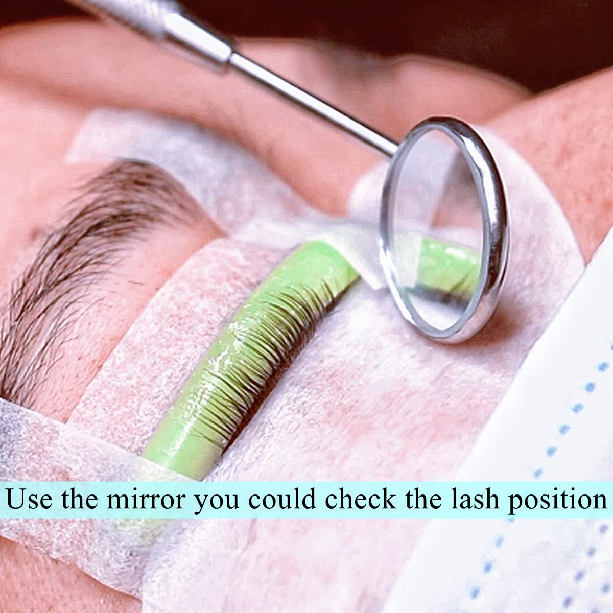 Professional Lash Lift Kit with Mirror & Lifting Stick - DIY Eyelash Perming Tools for Salon-Quality Results at Home - Perfect for Bridal, Party & Special Occasion Makeup