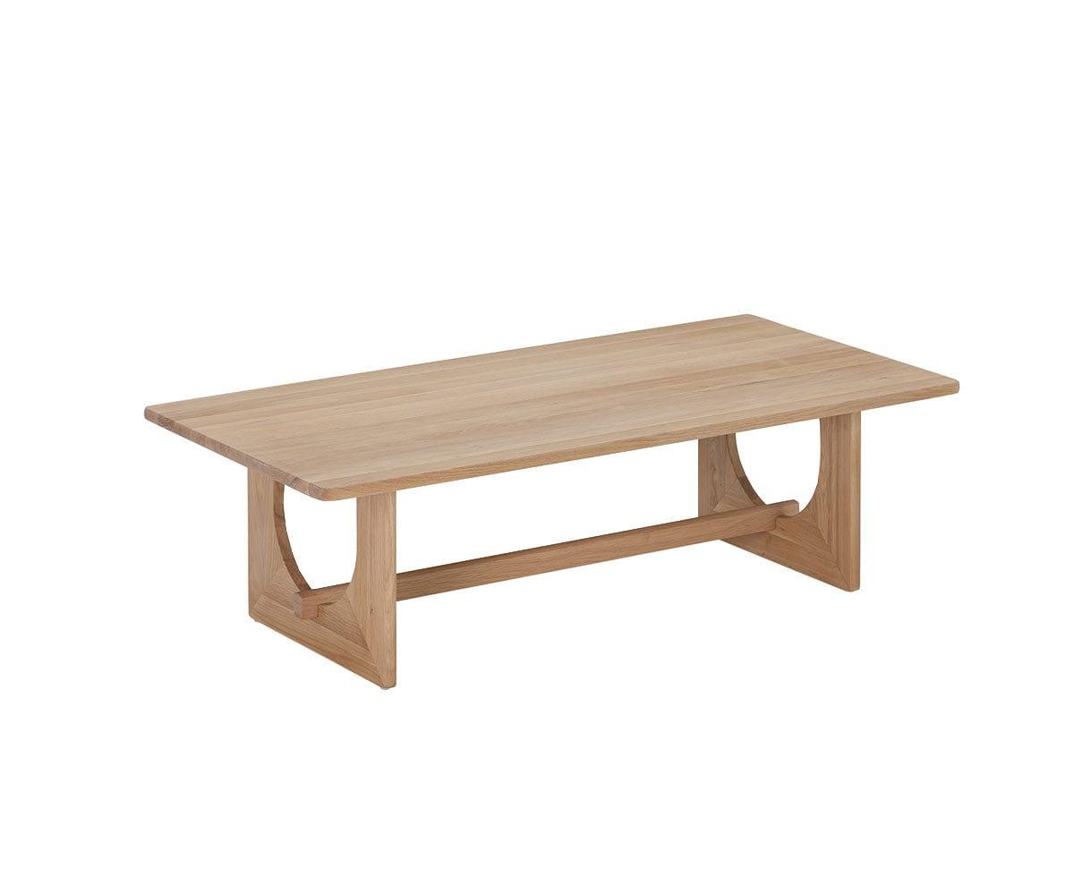 Modern Minimalist UNNI Coffee Table - Solid Wood Living Room Furniture for Small Spaces - Perfect for Apartments, Dorms & Home Decor