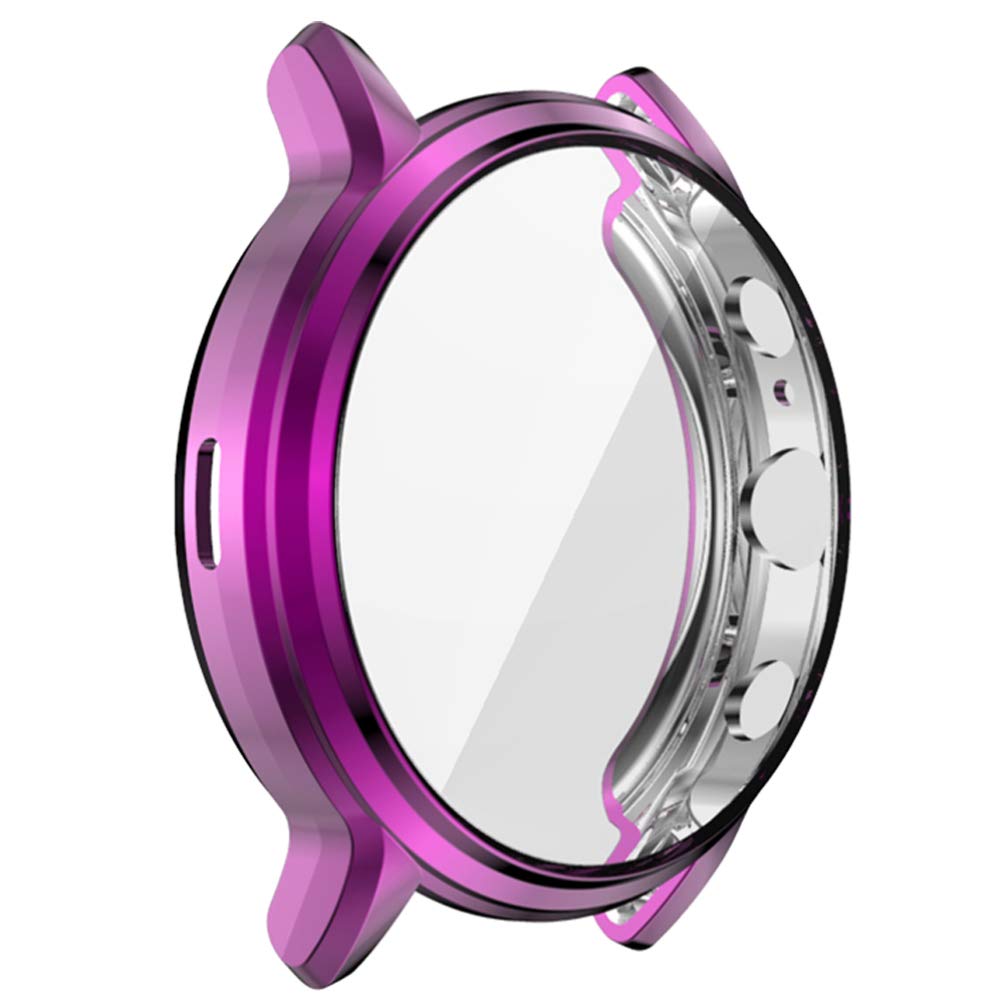 UKCOCO 5th Gen Smartwatch Band & Case - Purple Watch Frame, Shell, Bumper Cover for 5th Generation Smartwatches | Perfect for Workouts, Daily Wear & Screen Protection