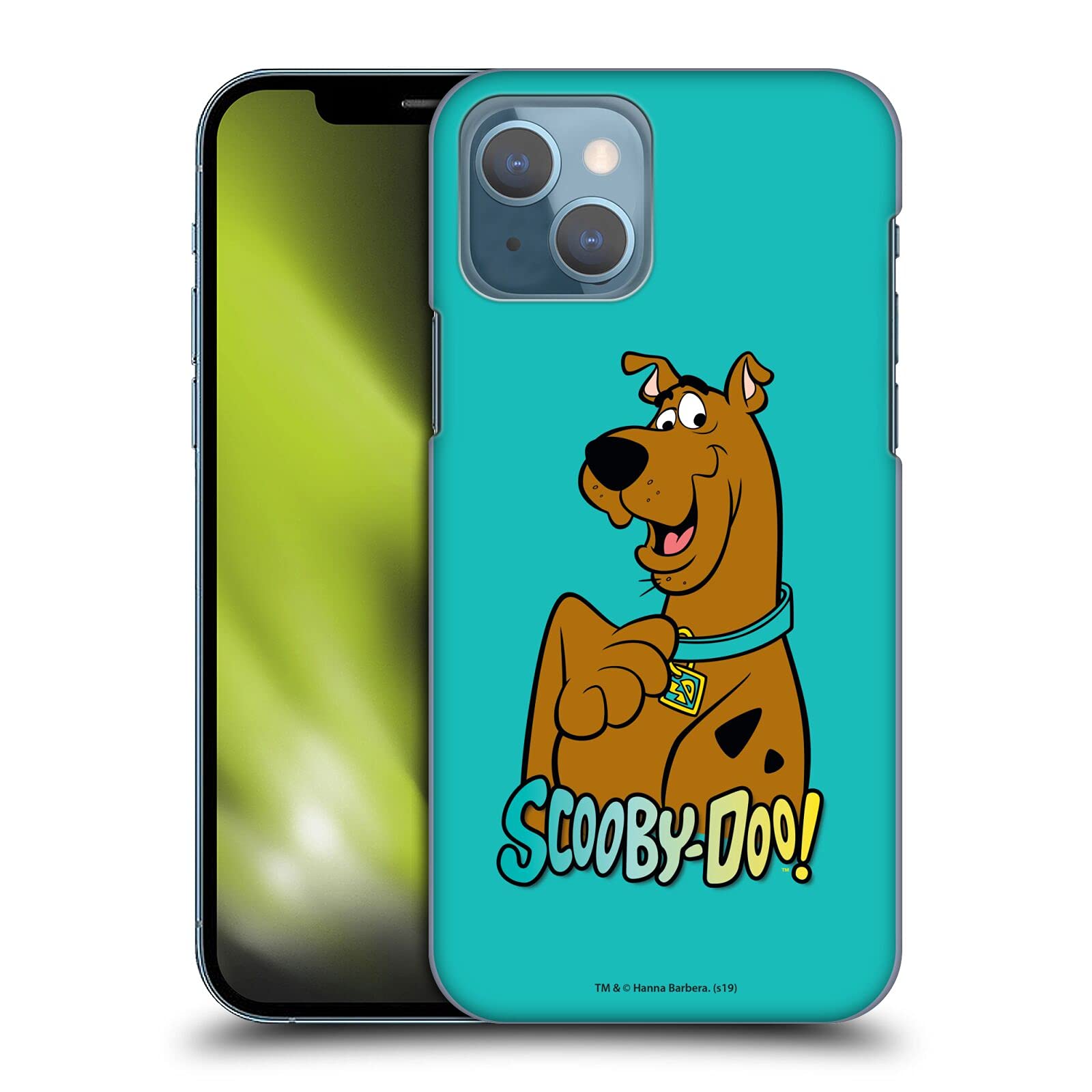 Officially Licensed Scooby-Doo Hard Back Case for Apple iPhone 13 - Cute Cartoon Character Phone Cover with Shockproof Protection | Perfect Gift for Scooby Fans & Anime Lovers