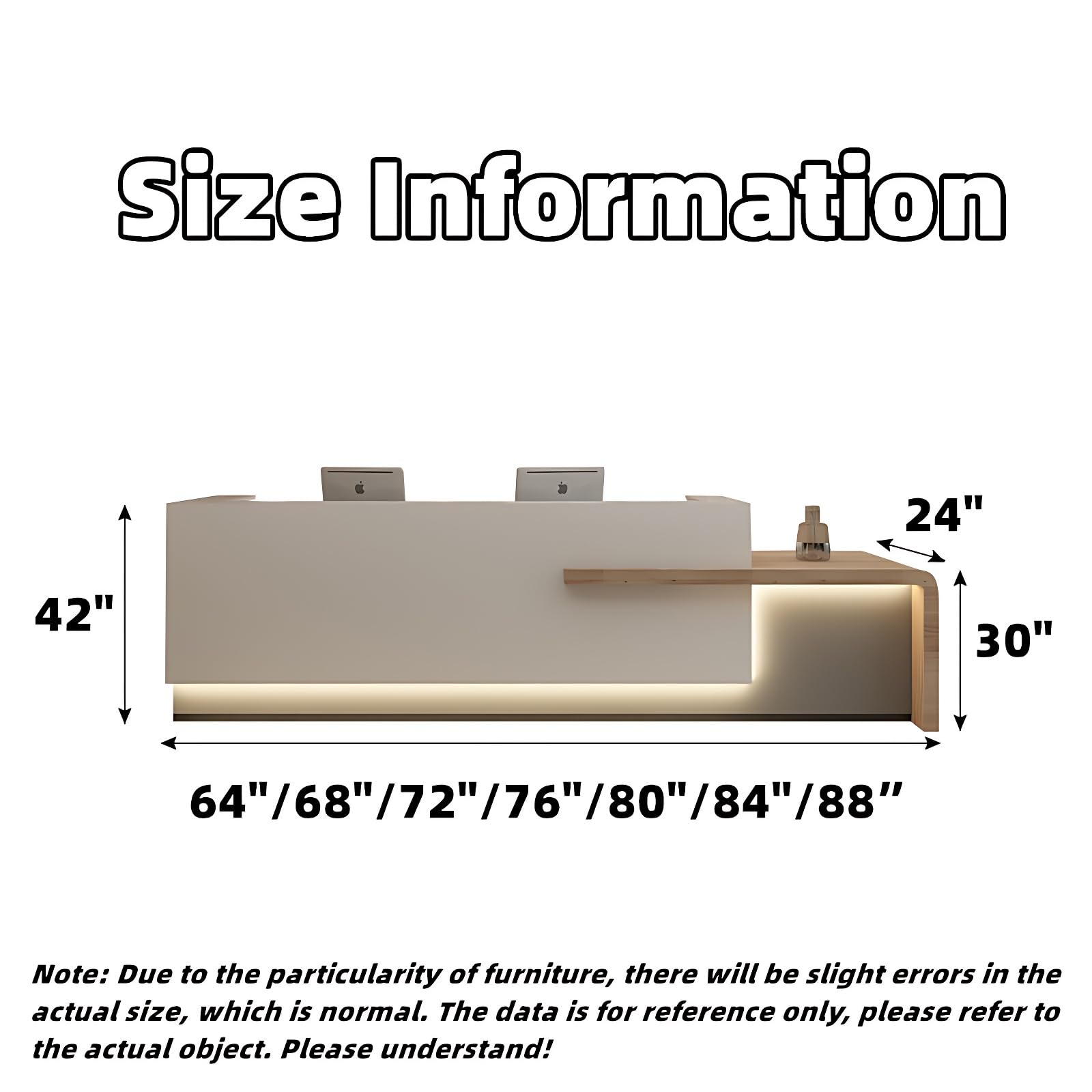 Modern Reception Desk - 72