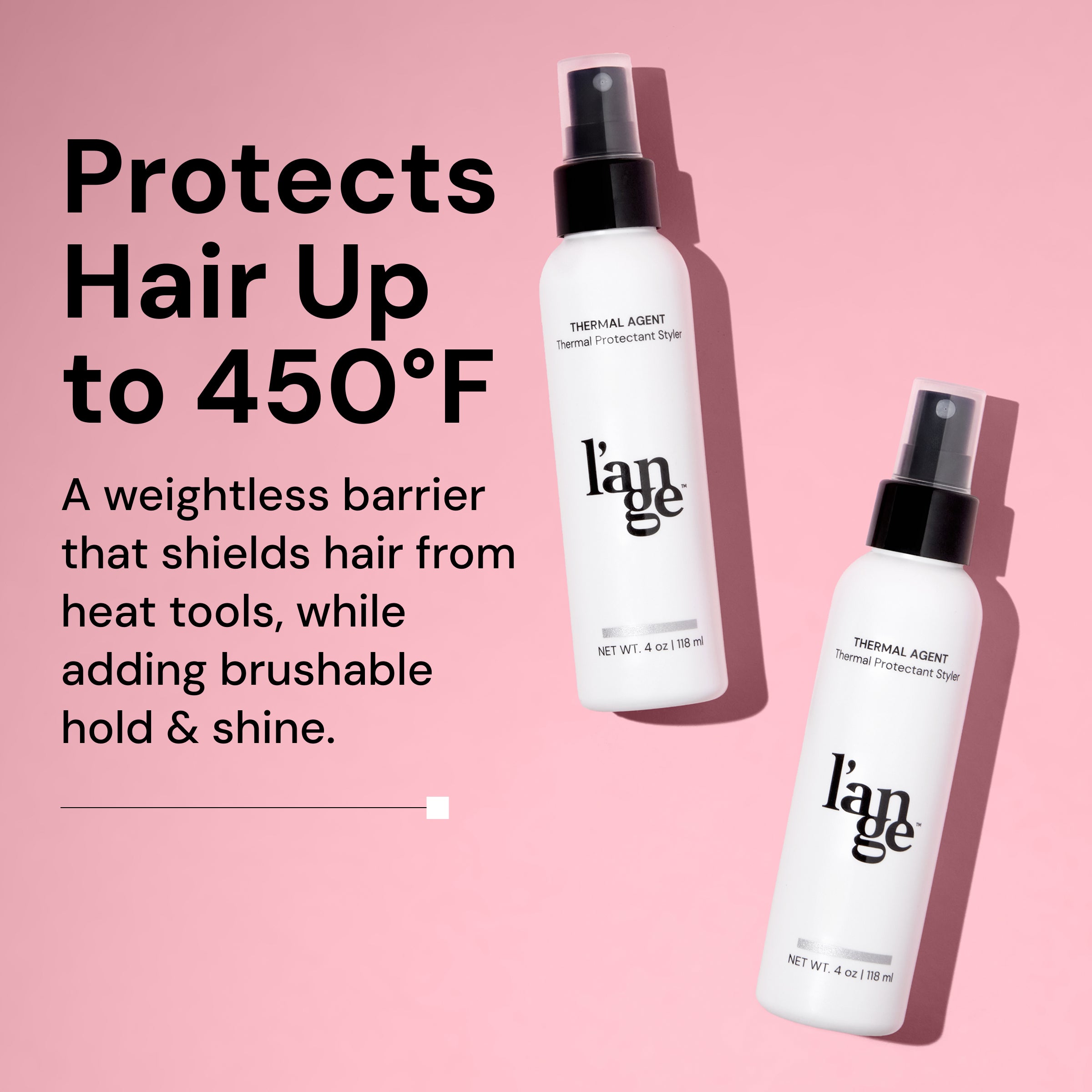 Thermal Protectant Styler - Heat Protectant Spray for Hair with Argan Oil & Keratin - Prevents Heat Damage & Frizz - Perfect for Blowouts, Straightening & Curling - Salon Quality Hair Care for Women & Men