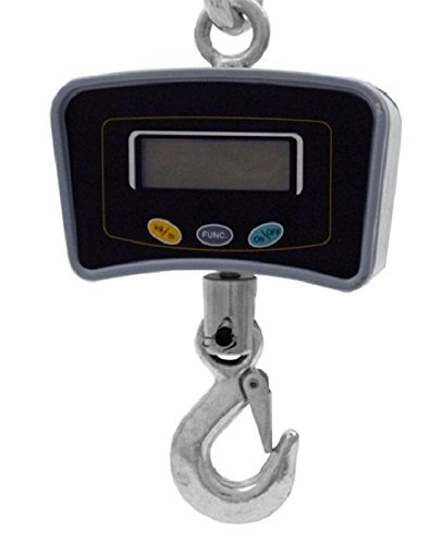 GHP 500KG/1100lbs Portable Digital Hanging Crane Scale - Heavy Duty Electronic Game Scale for Hunting, Fishing, and Outdoor Weighing