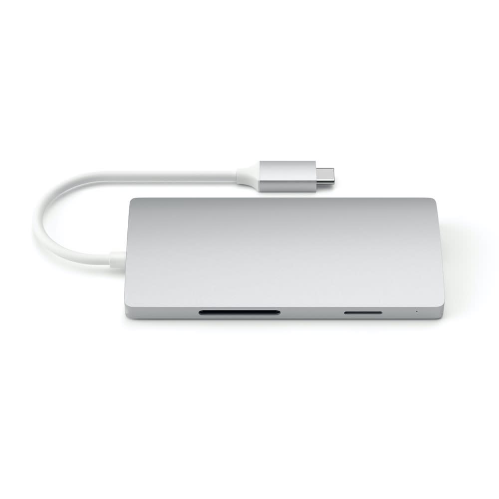 Satechi USB C Multiport Adapter with 4K HDMI, Ethernet, 3 USB Ports - Perfect for MacBook Pro, iPad Pro & Windows Laptops | Home Office & Travel Essential
