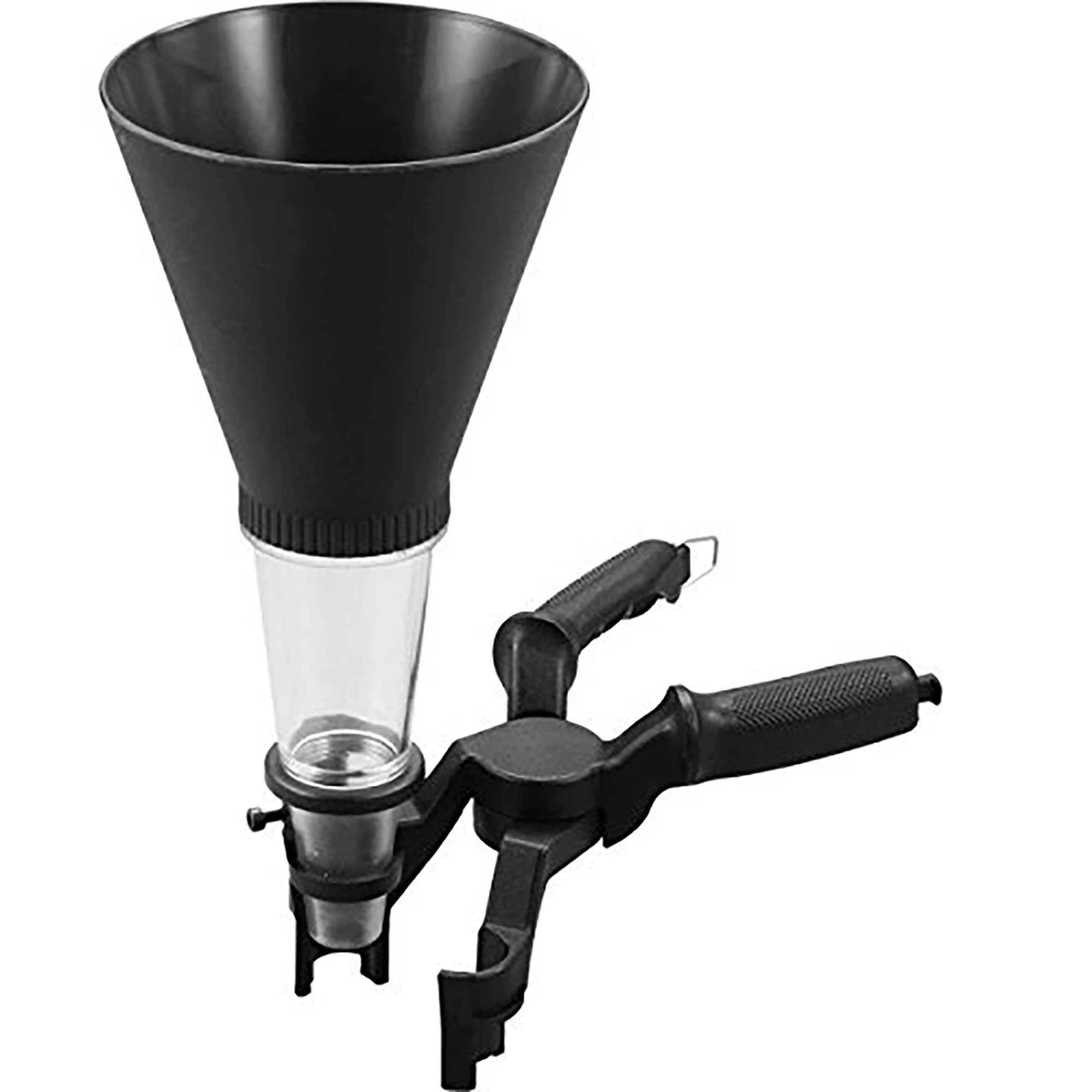 Groz 41940 Universal Oil Funnel - Durable Plastic Engine Oil Filler Funnel for Cars, Motorcycles, Lawn Mowers - Perfect for DIY Auto Maintenance & Fluid Changes