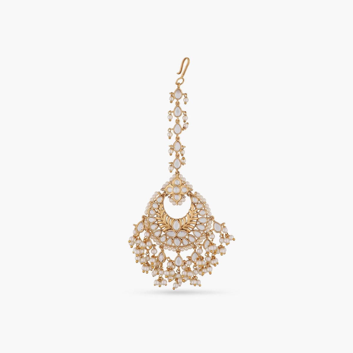 Exquisite Antique Maang Tika Headpiece - Traditional Indian Bridal Jewelry for Weddings & Festive Occasions