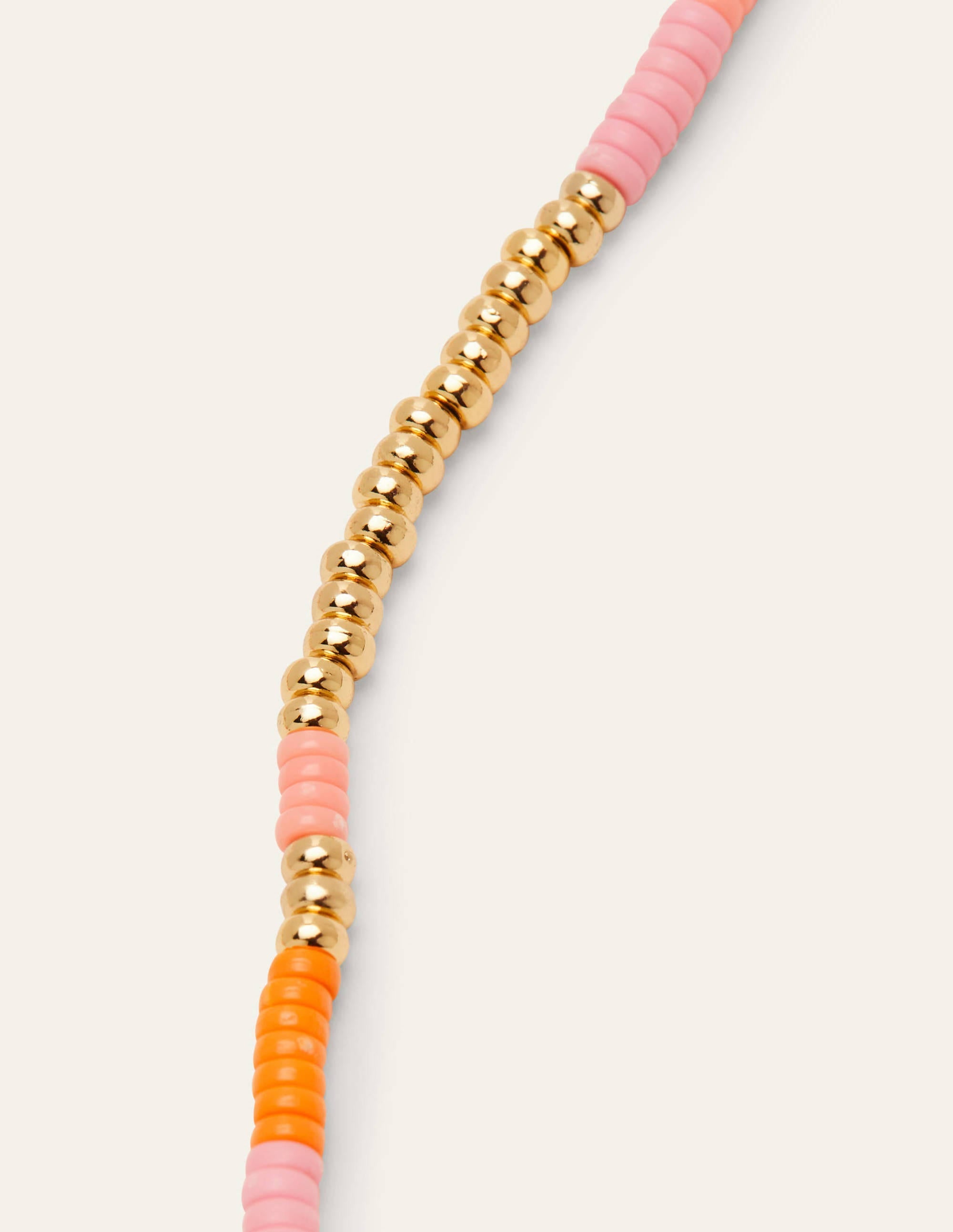 Pink Beaded Necklace for Women - Elegant Multi-Color Glass Bead Jewelry - Perfect for Parties, Weddings & Everyday Wear