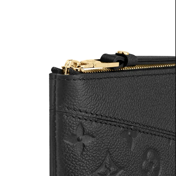 Louis Vuitton LV Daily Pouch Monogram Empreinte Leather Crossbody Bag Black - Perfect for Work, Travel & Everyday Use